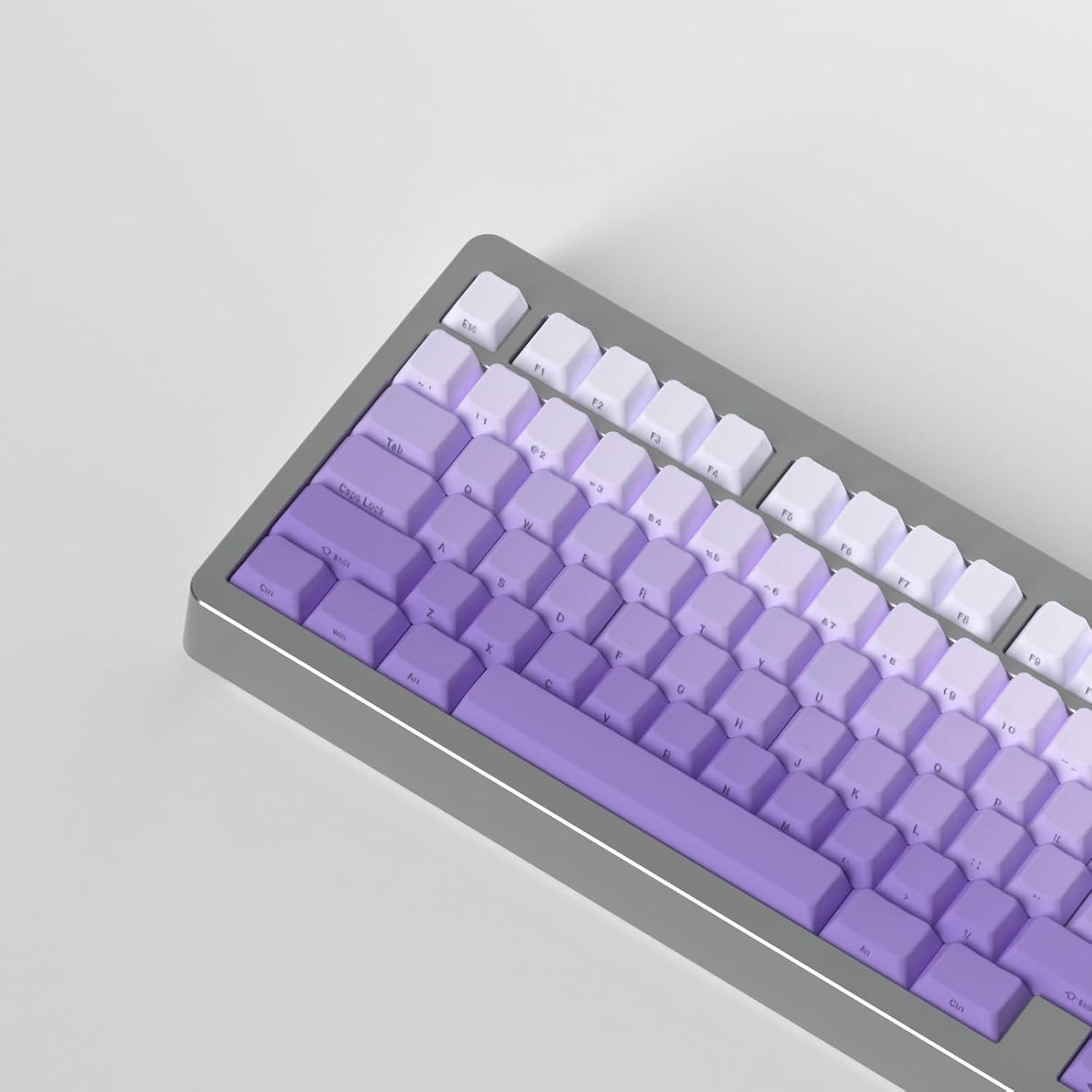 Set de Teclas Mecánicas 125 PBT Gradiente Púrpura Sumgsn