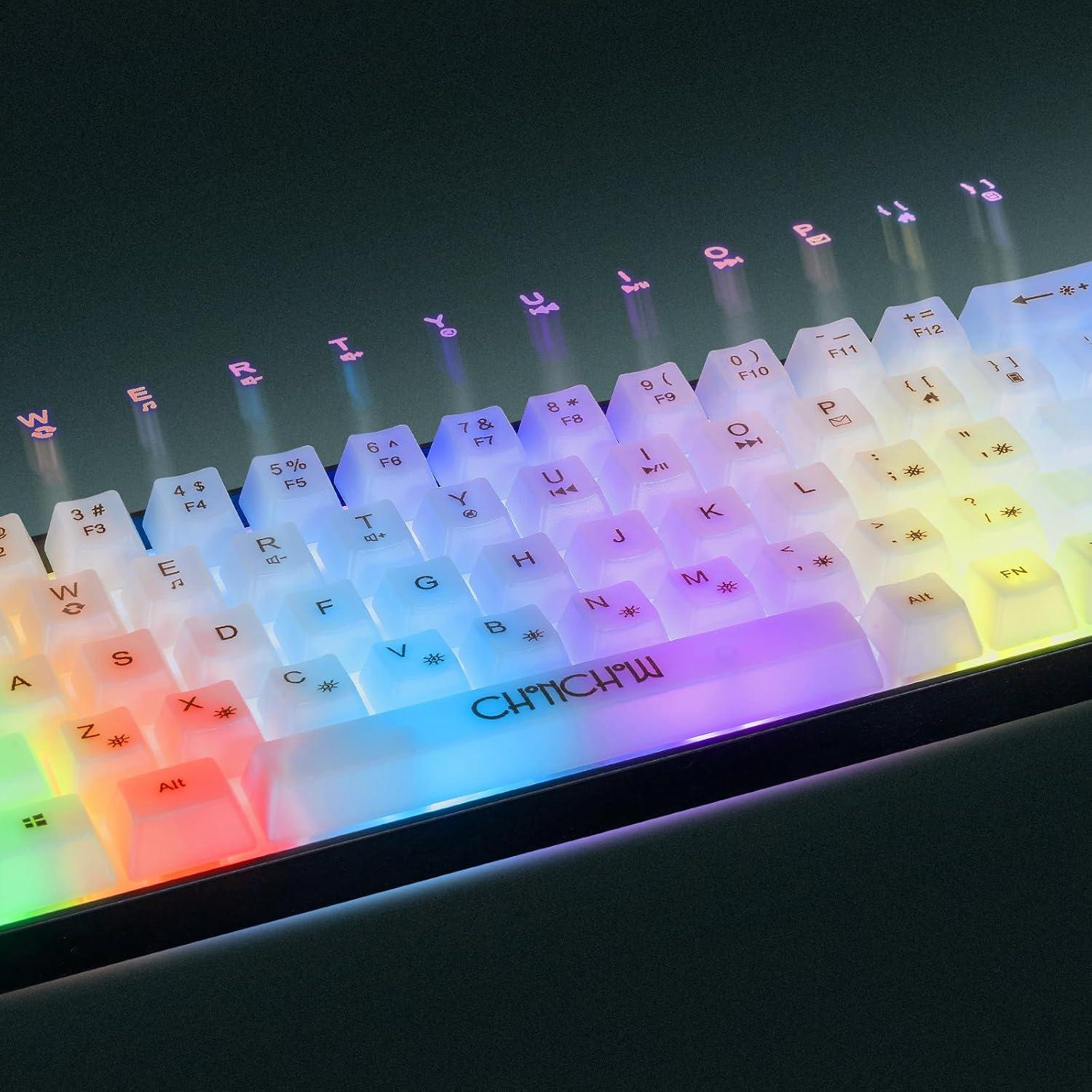 Teclado Gaming CHONCHOW Mini 60% RGB USB C 68 Teclas
