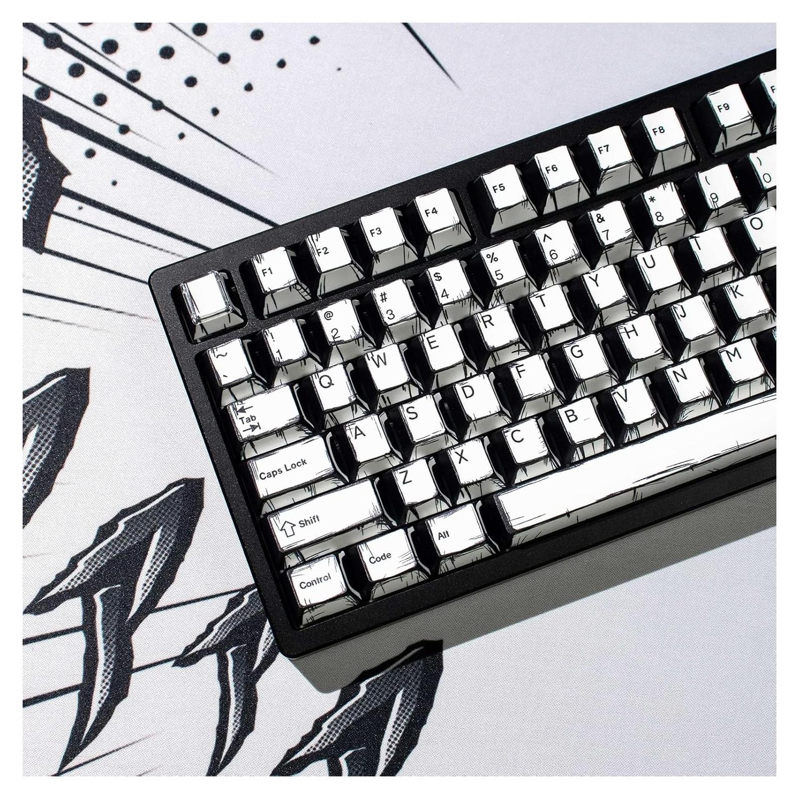 Conjunto de Teclas PBT SUEHIODHY Manga Retro 141 Teclas