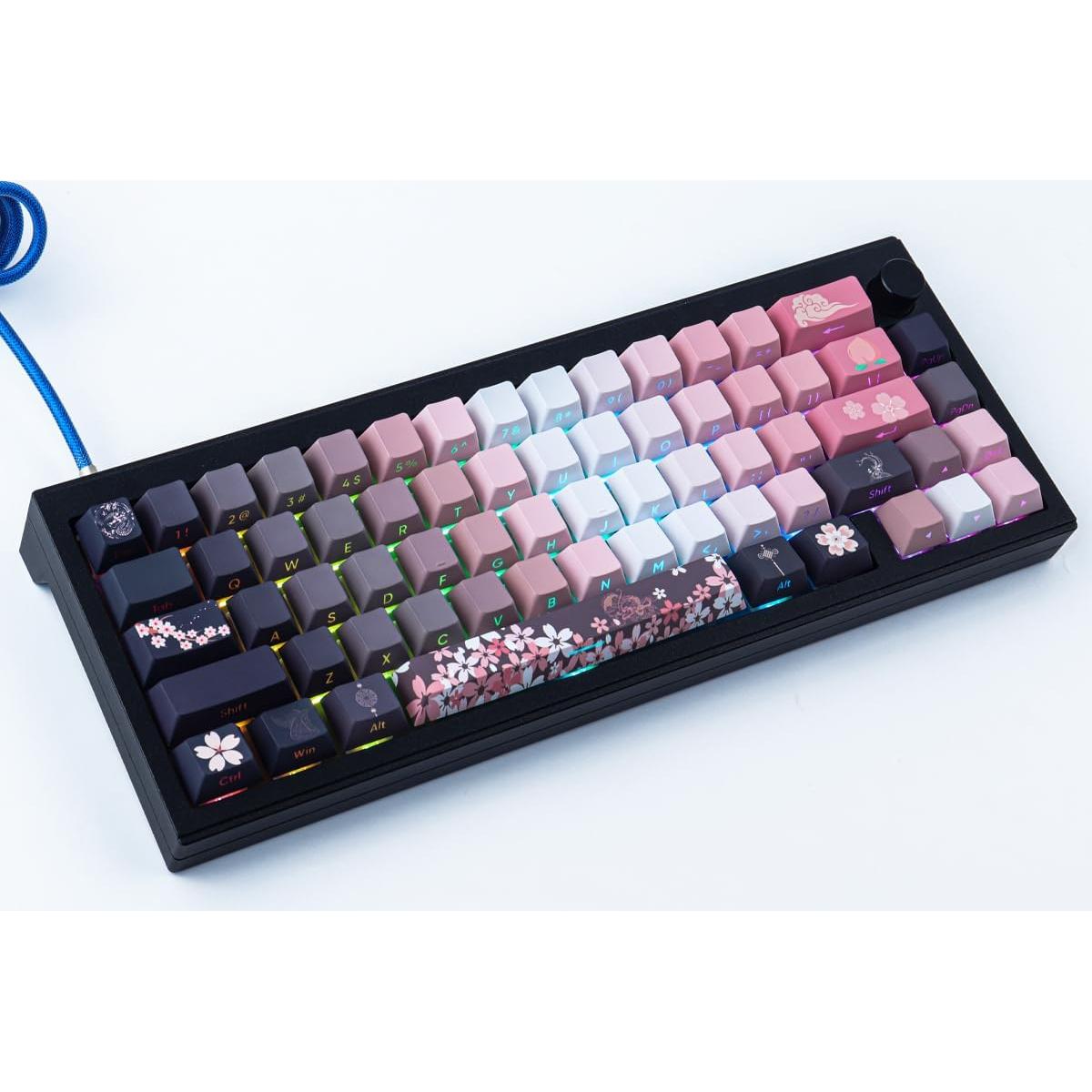 Juego de Teclas Mecánicas JOMKIZ PBT 135 Teclas Rosa