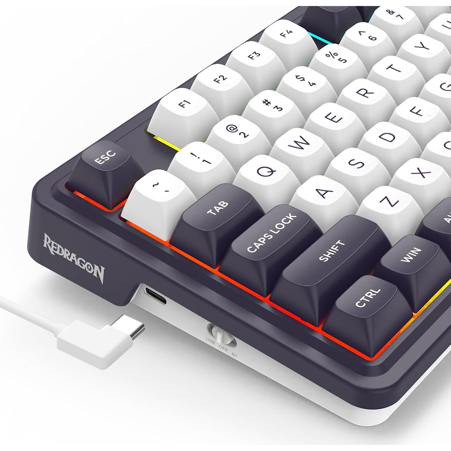 Teclado Gaming Redragon K715 PRO Inalámbrico 81 Teclas Mecánico