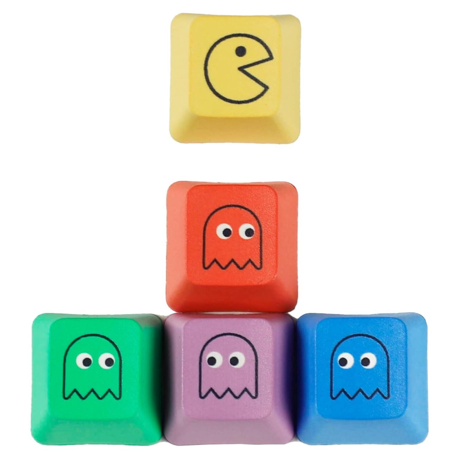 Teclas Personalizadas OEM Pac-Man PBT para Teclado Mecánico (5 Pcs)