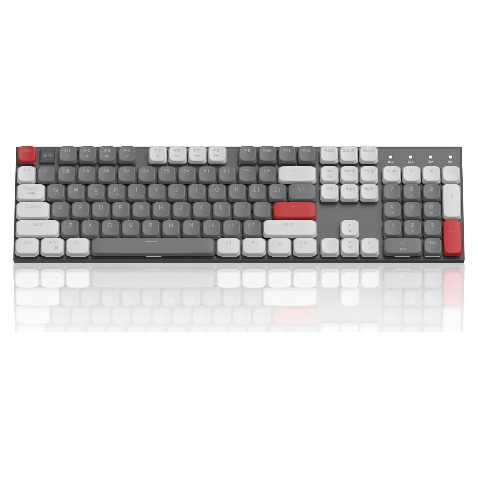 Teclado Mecánico Inalámbrico Camiysn Moon104 RGB 2.4GHz USB-C