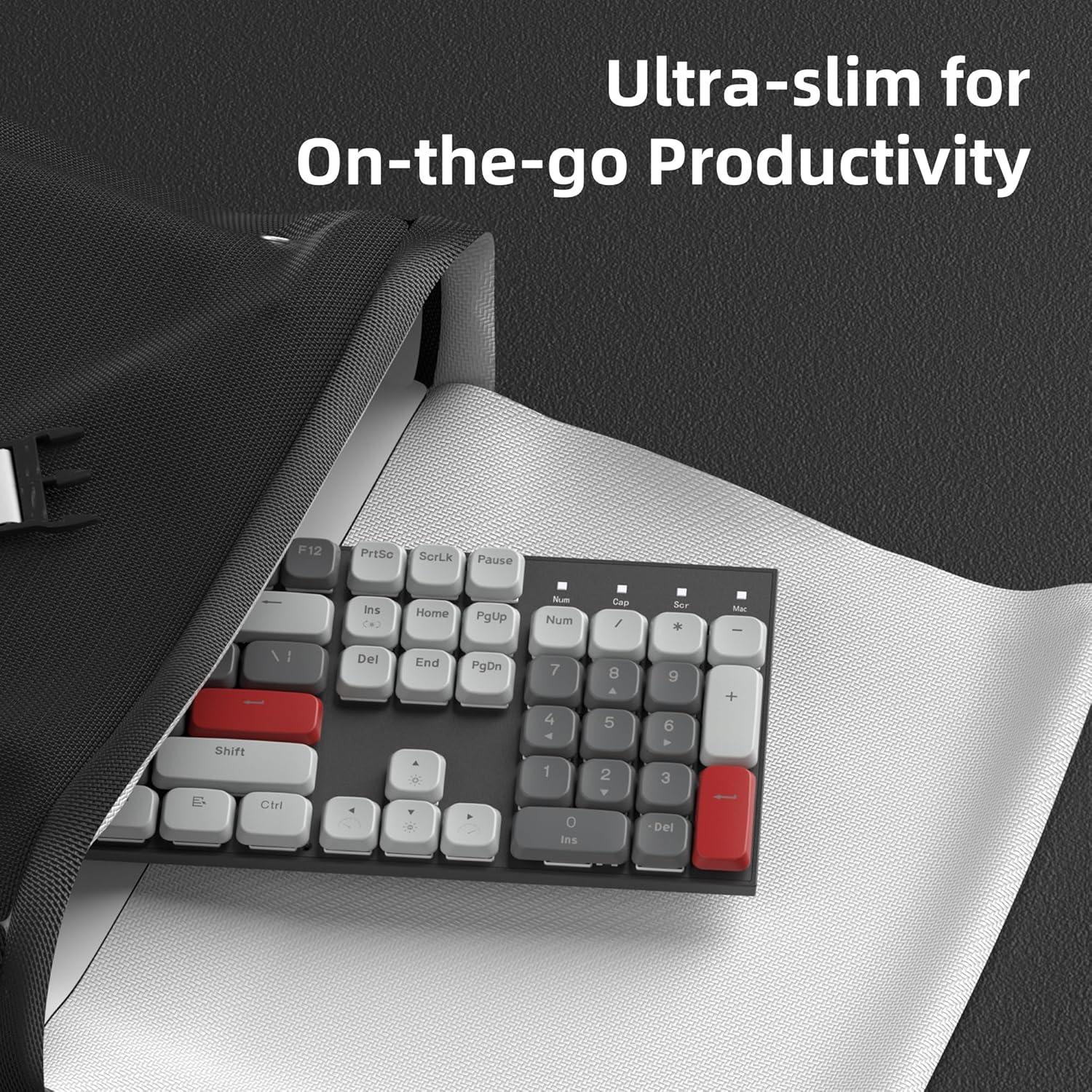 Teclado Mecánico Inalámbrico Camiysn Moon104 RGB 2.4GHz USB-C