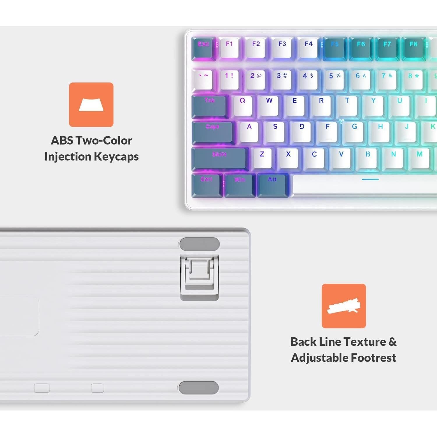 Teclado Mecánico Gaming AJAZZ K3 RGB 98 Teclas Anti-Conflito