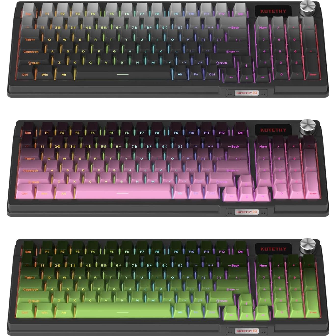 Teclado Mecánico Inalámbrico KUTETHY Kailh Bamboo RGB 98%