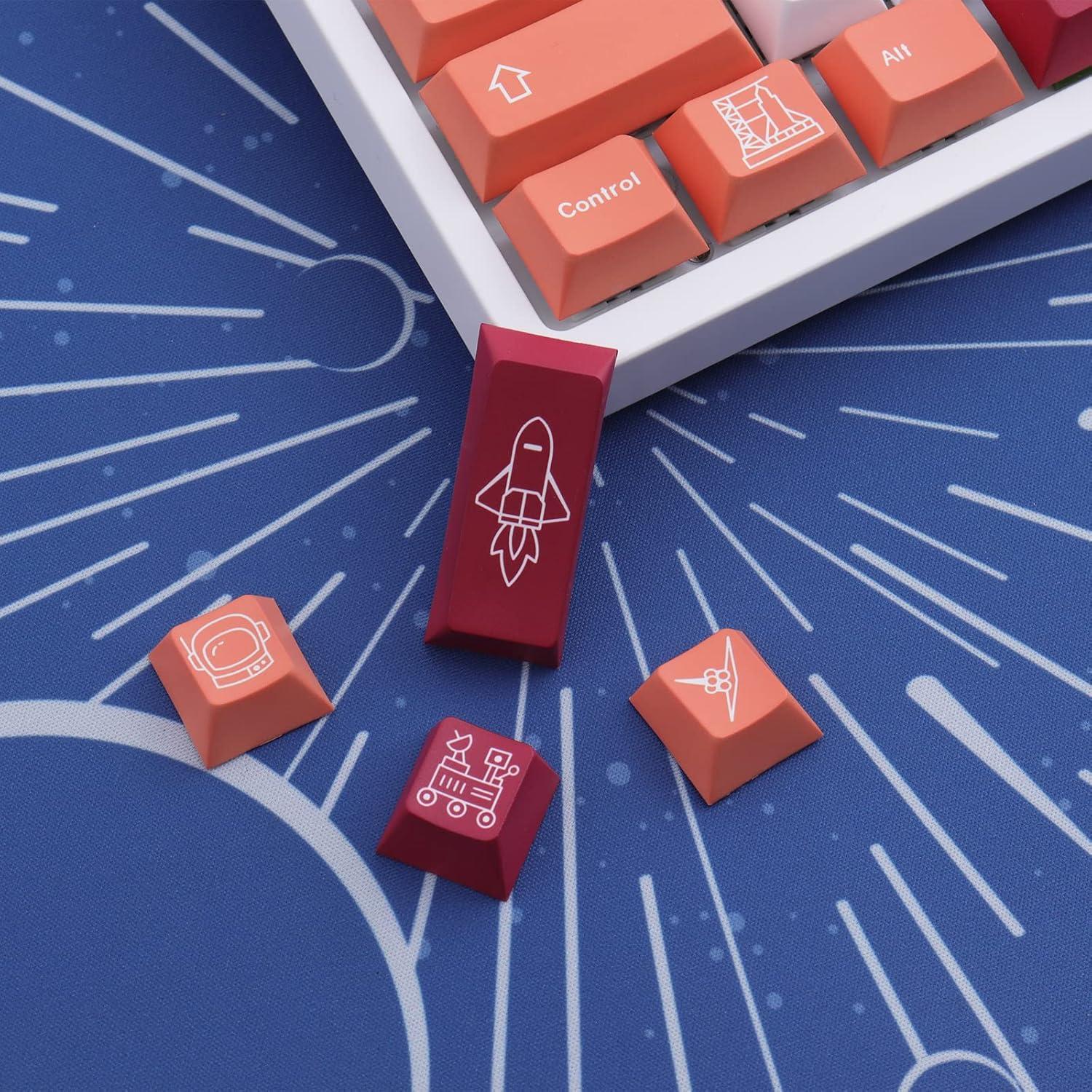 Conjunto de Teclas PBT Hyekit 143 Teclas Cherry para Mecánicos