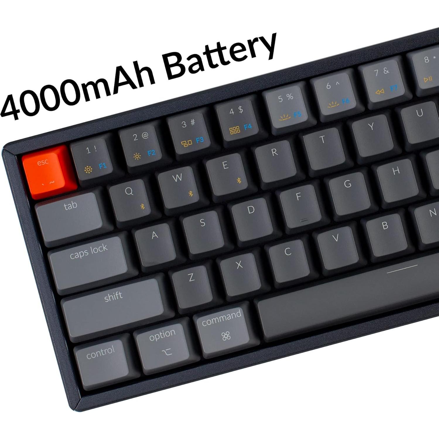 Teclado Mecánico Inalámbrico Keychron K12 RGB 60% Hot-Swappable