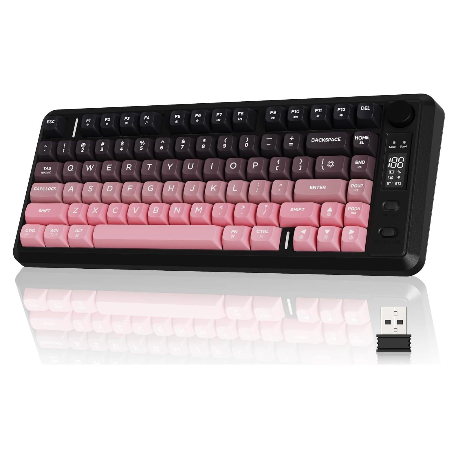 Teclado Inalámbrico ZIYOU LANG M75 RGB Compacto 82 Teclas