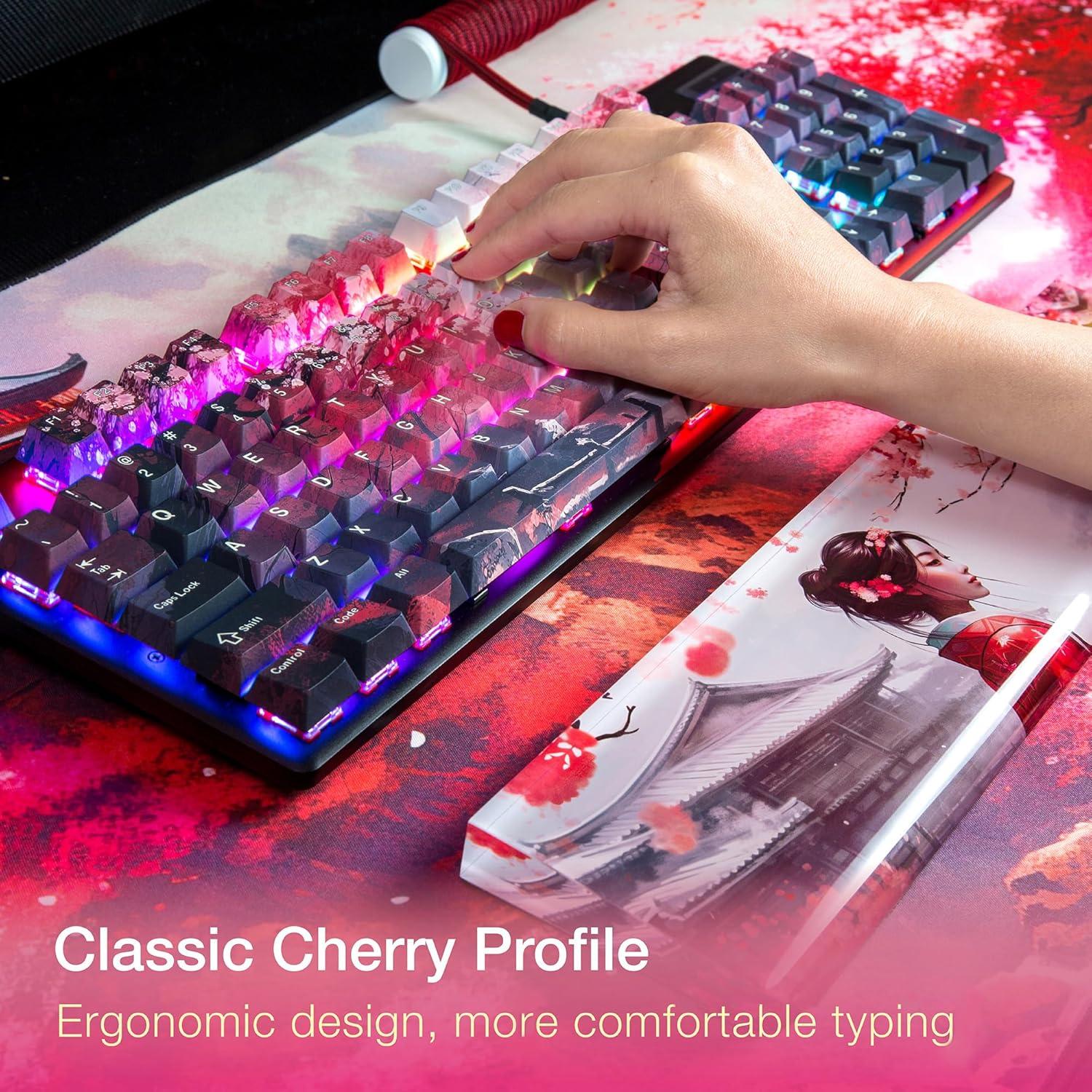 Teclas de PBT GunMjo para Teclado Mecánico Cherry MX 61/87/104