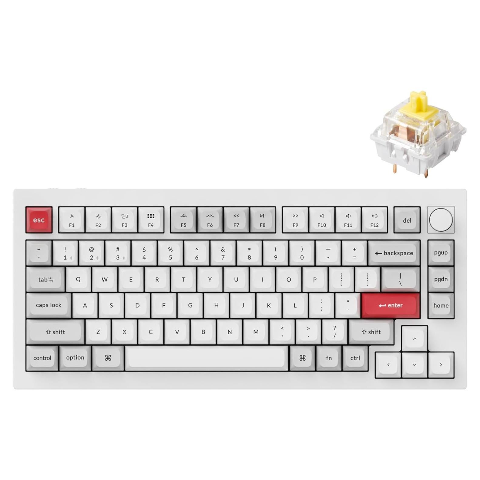 Teclado Mecánico Inalámbrico Keychron Q1 Pro 75% Bluetooth