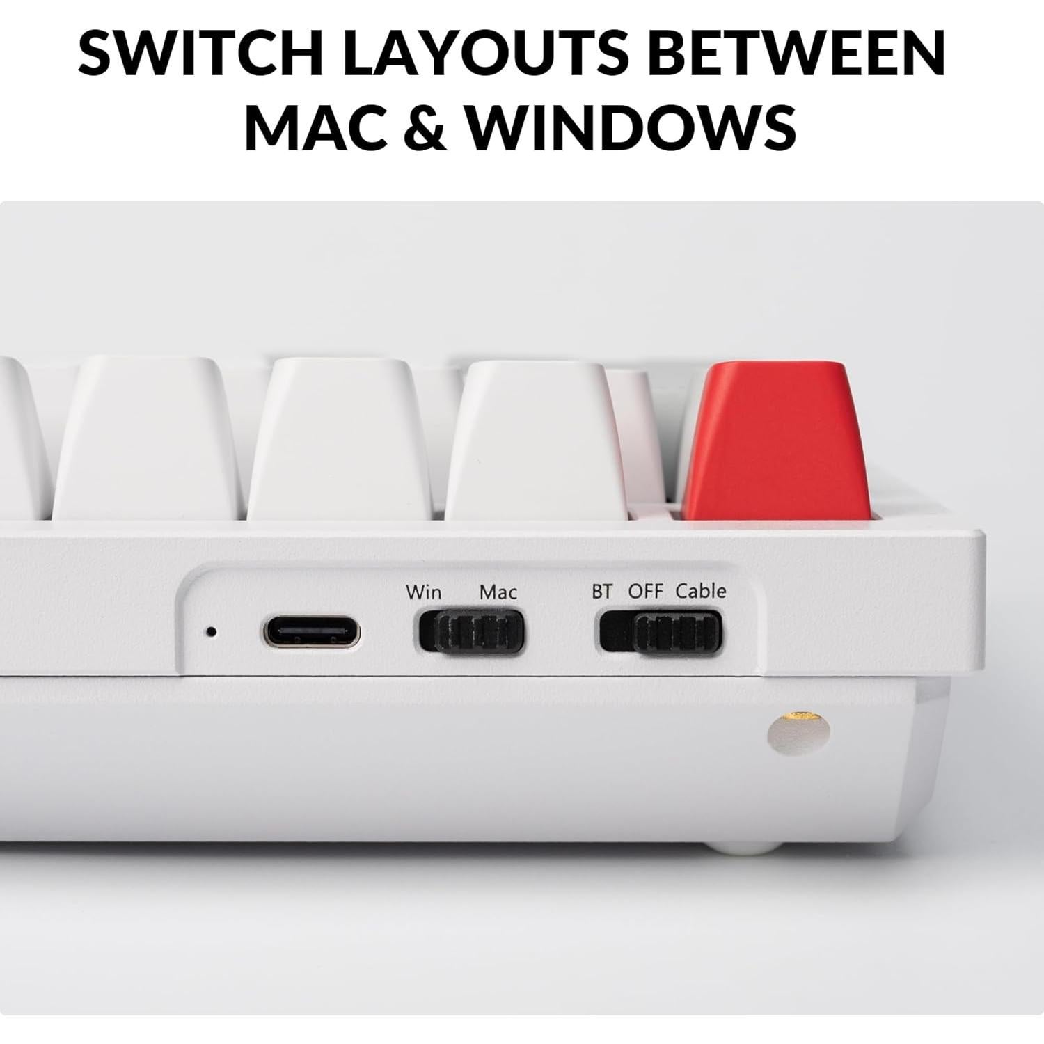 Teclado Mecánico Inalámbrico Keychron Q1 Pro 75% Bluetooth