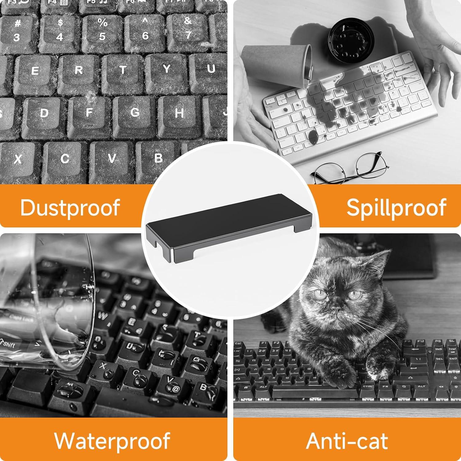 Cubierta de Teclado Mecánico Beego Acrílico Negro 49.8 cm