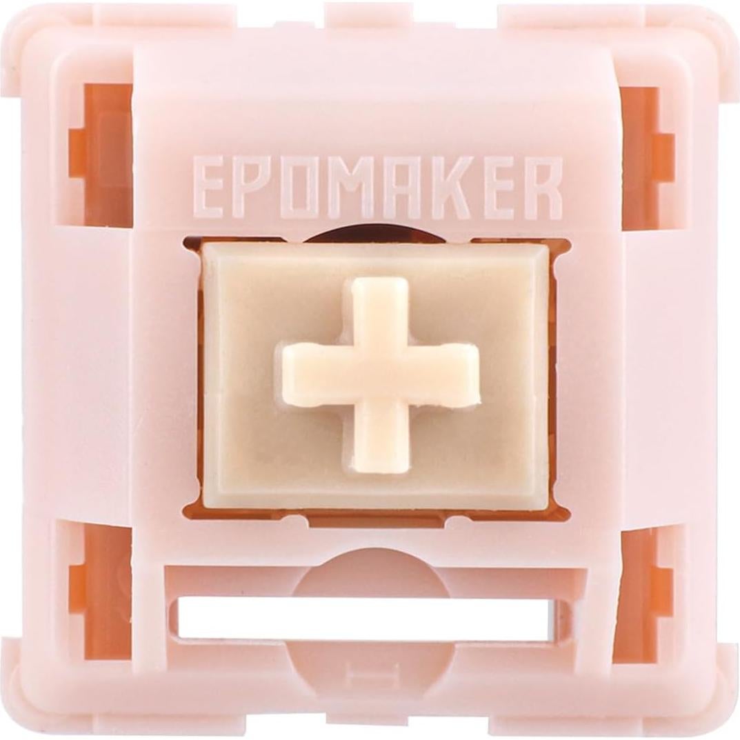 Interruptores Silenciosos EPOMAKER Nude Rosa 40gf 35 PCS