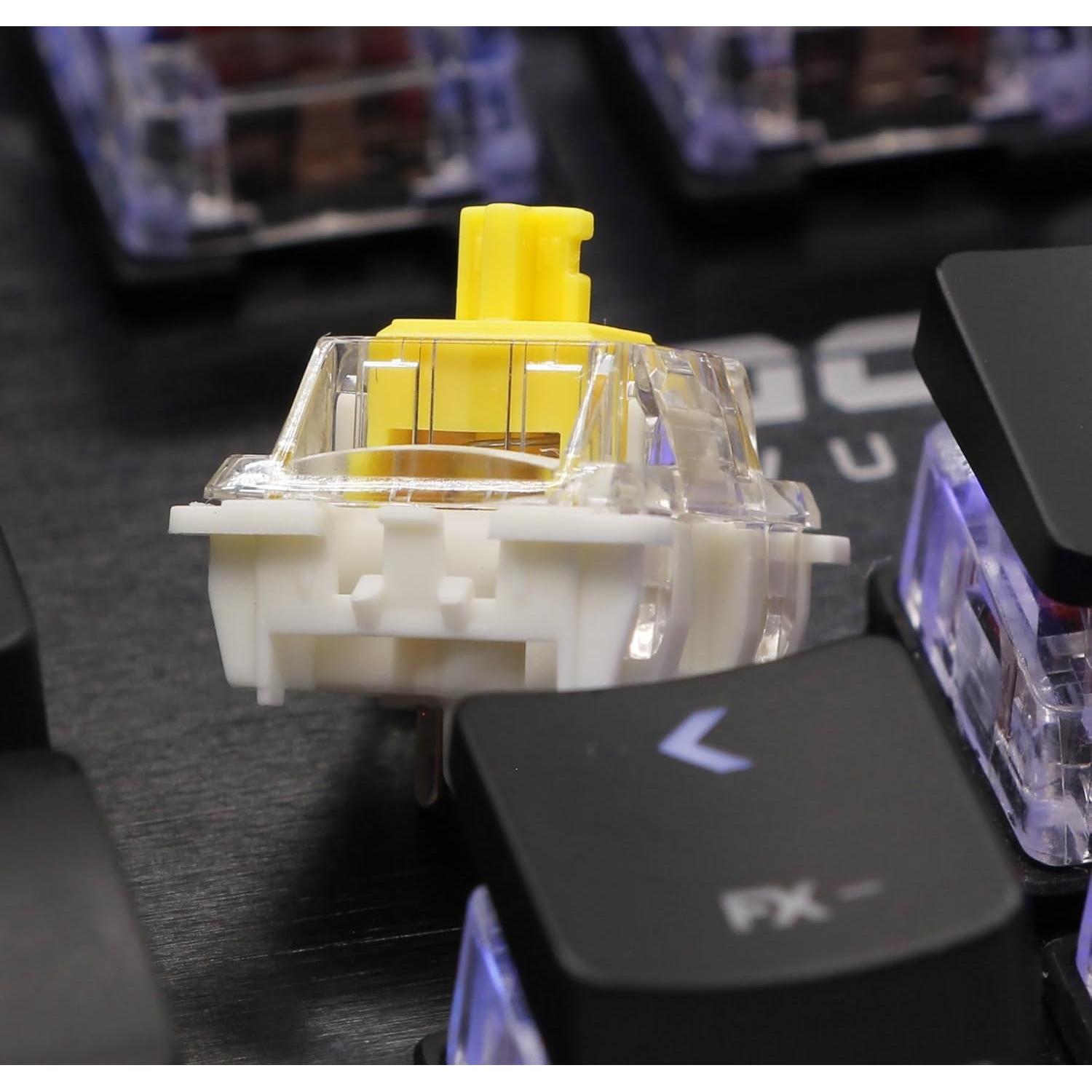 Interruptores mecánicos Gateron G Pro 3.0 Amarillo 105 Pcs