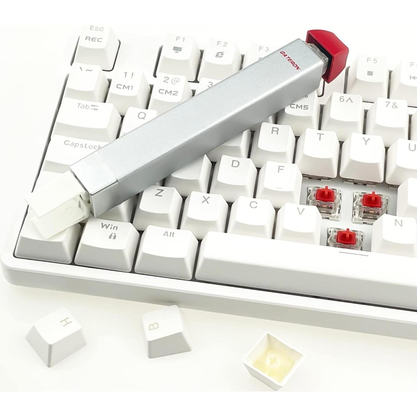 Extractor de Teclas Gateron V2 Plata para Teclado Mecánico
