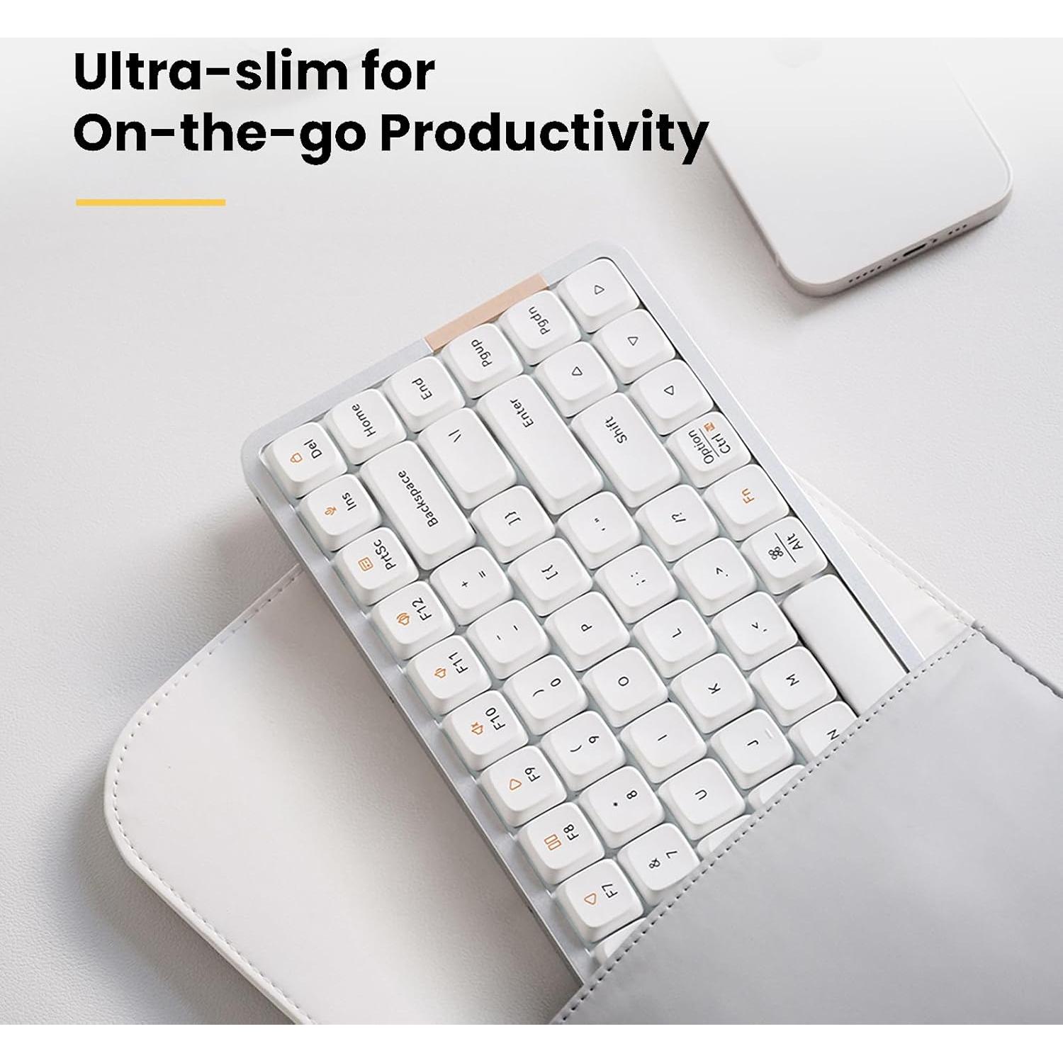 Teclado Mecánico Inalámbrico Lofree Flow84 Negro POM