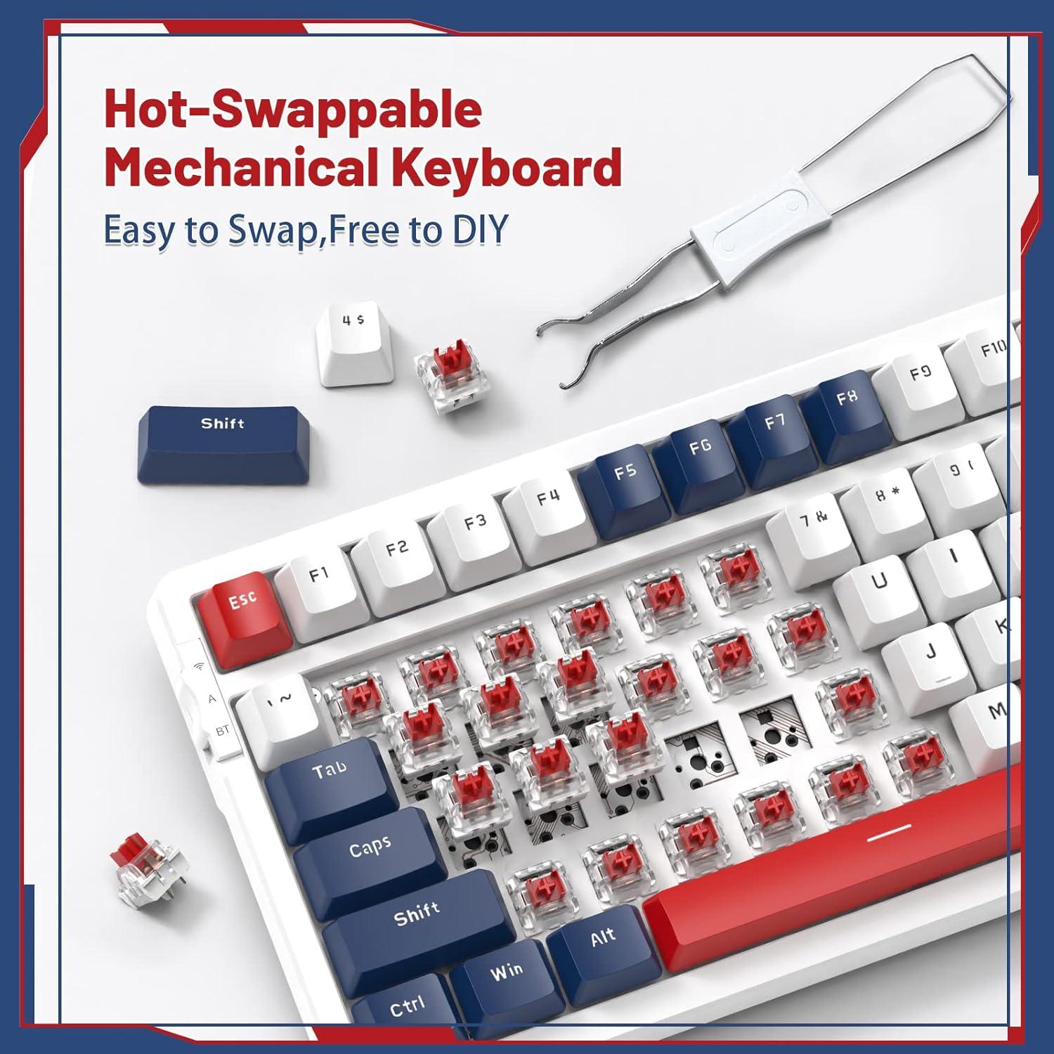 Teclado Mecánico Inalámbrico ATTACK SHARK K98 RGB 100 Teclas