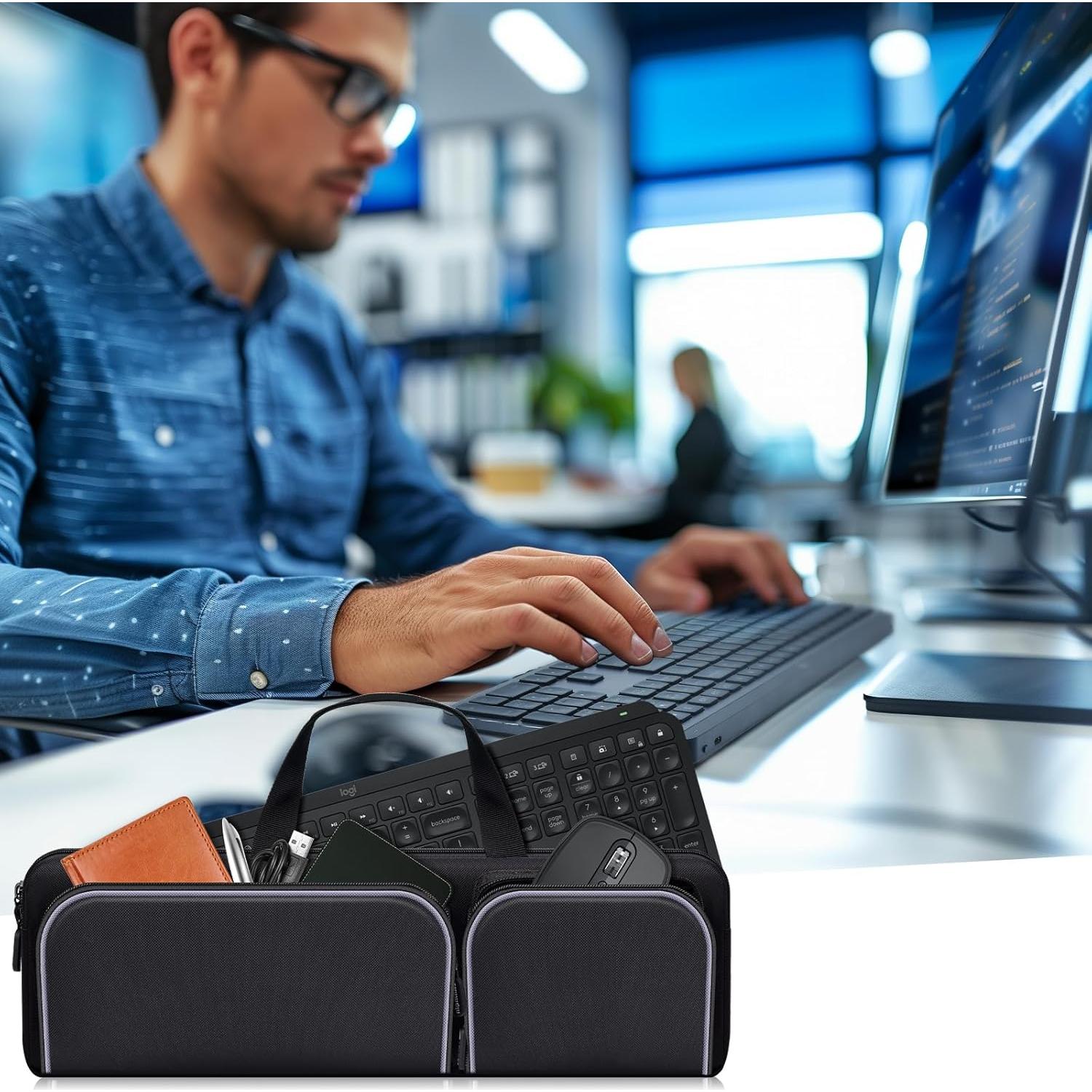 Funda de viaje para teclado Logitech MX Keys S/MX Keys Mini