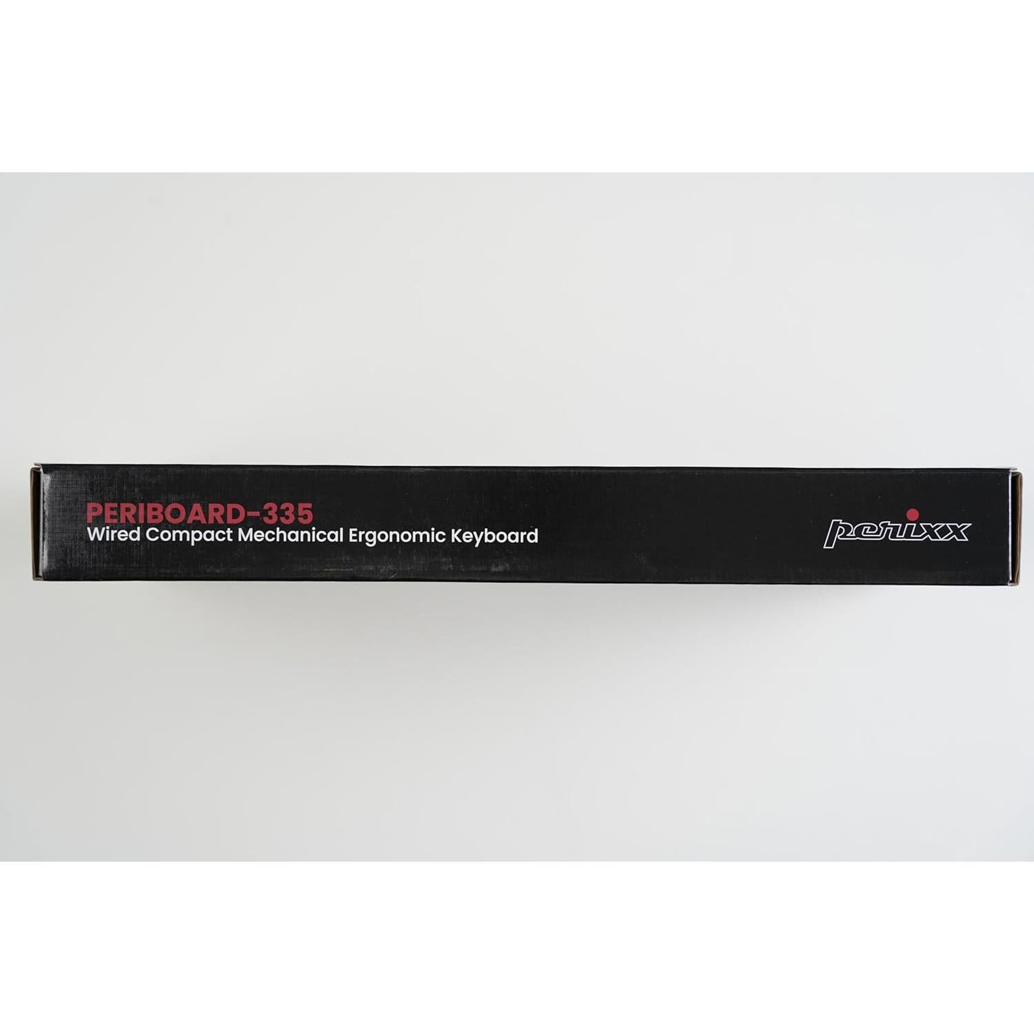 Teclado mecánico ergonómico Perixx PERIBOARD-335BR Táctil
