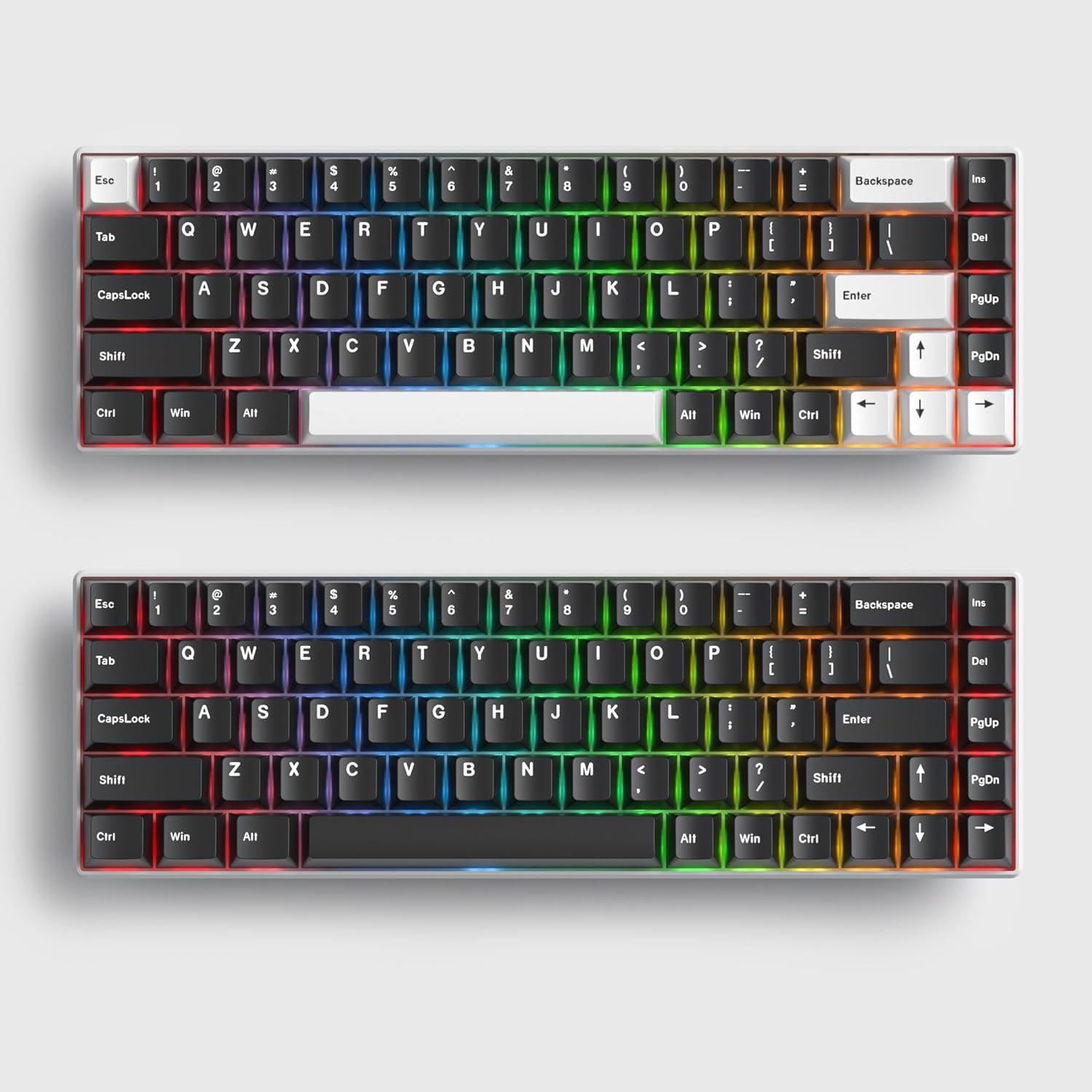 Juego de Teclas PBT Doubleshot WOB 168 Teclas Cherry para Teclado Mecánico