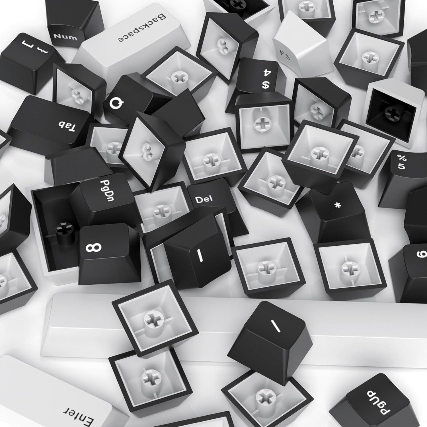 Juego de Teclas PBT Doubleshot WOB 168 Teclas Cherry para Teclado Mecánico