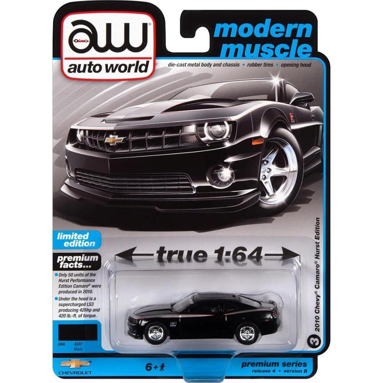 Auto World Chevrolet Camaro Hurst 2010 a Escala 1:64