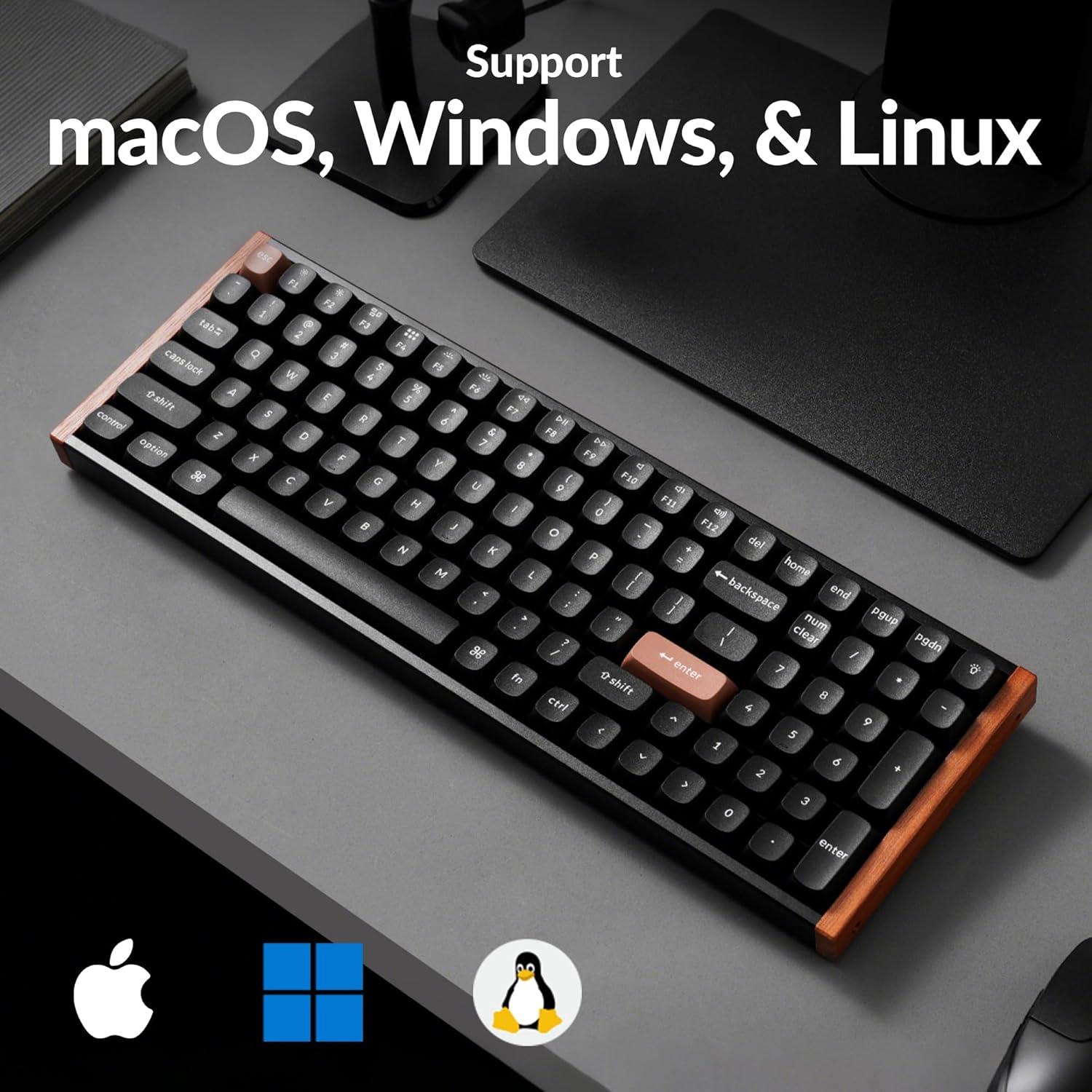 Teclado Inalámbrico RGB Keychron K4 HE 96% Gateron Magnético