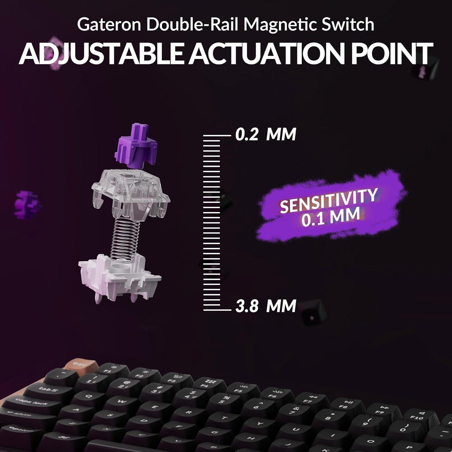 Teclado Inalámbrico RGB Keychron K4 HE 96% Gateron Magnético