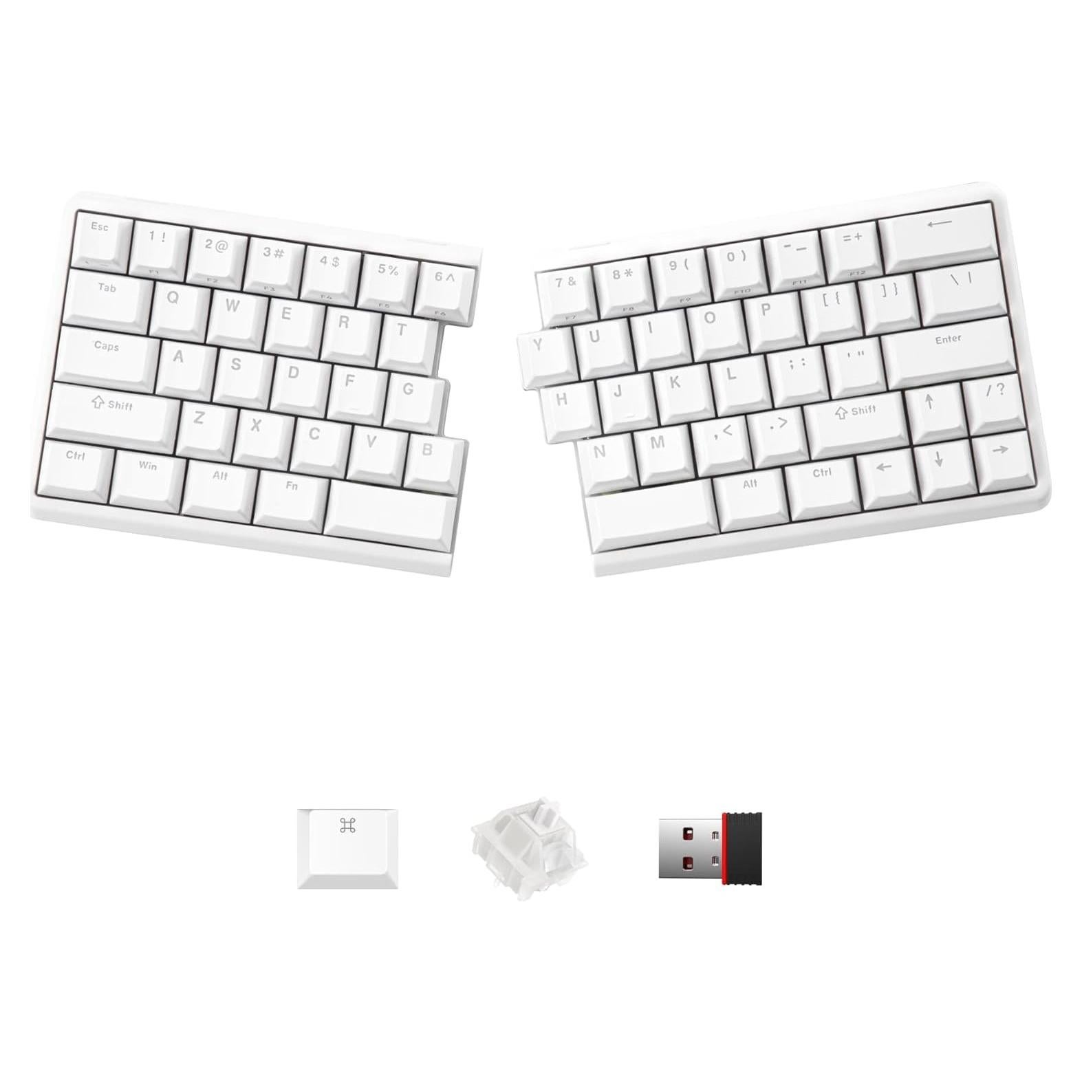 Teclado Mecánico Ergonómico Inalámbrico NocFree Lite 60%