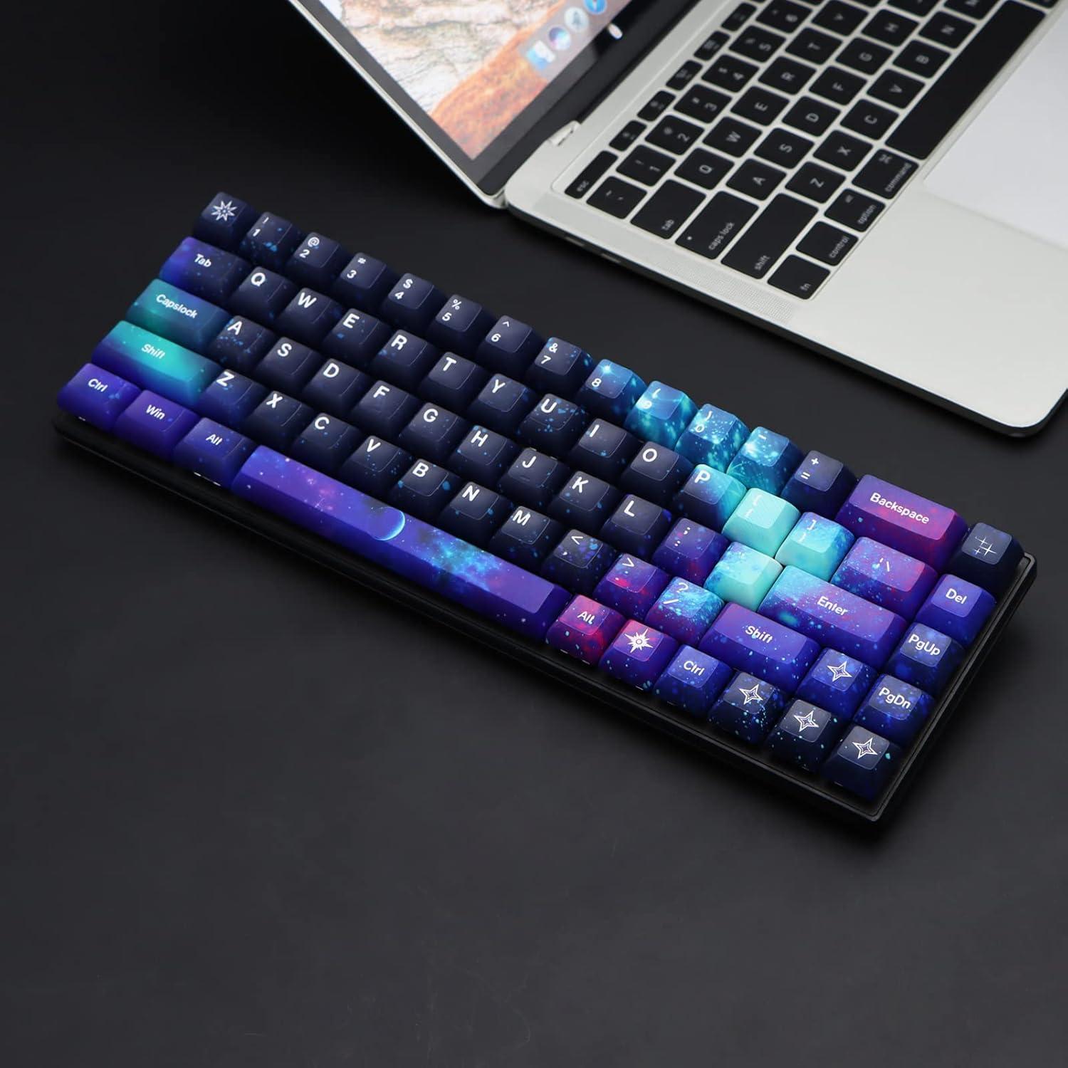 Set de Teclas Mecánicas MOLGRIA Cielo Estrellado PBT 139 Teclas