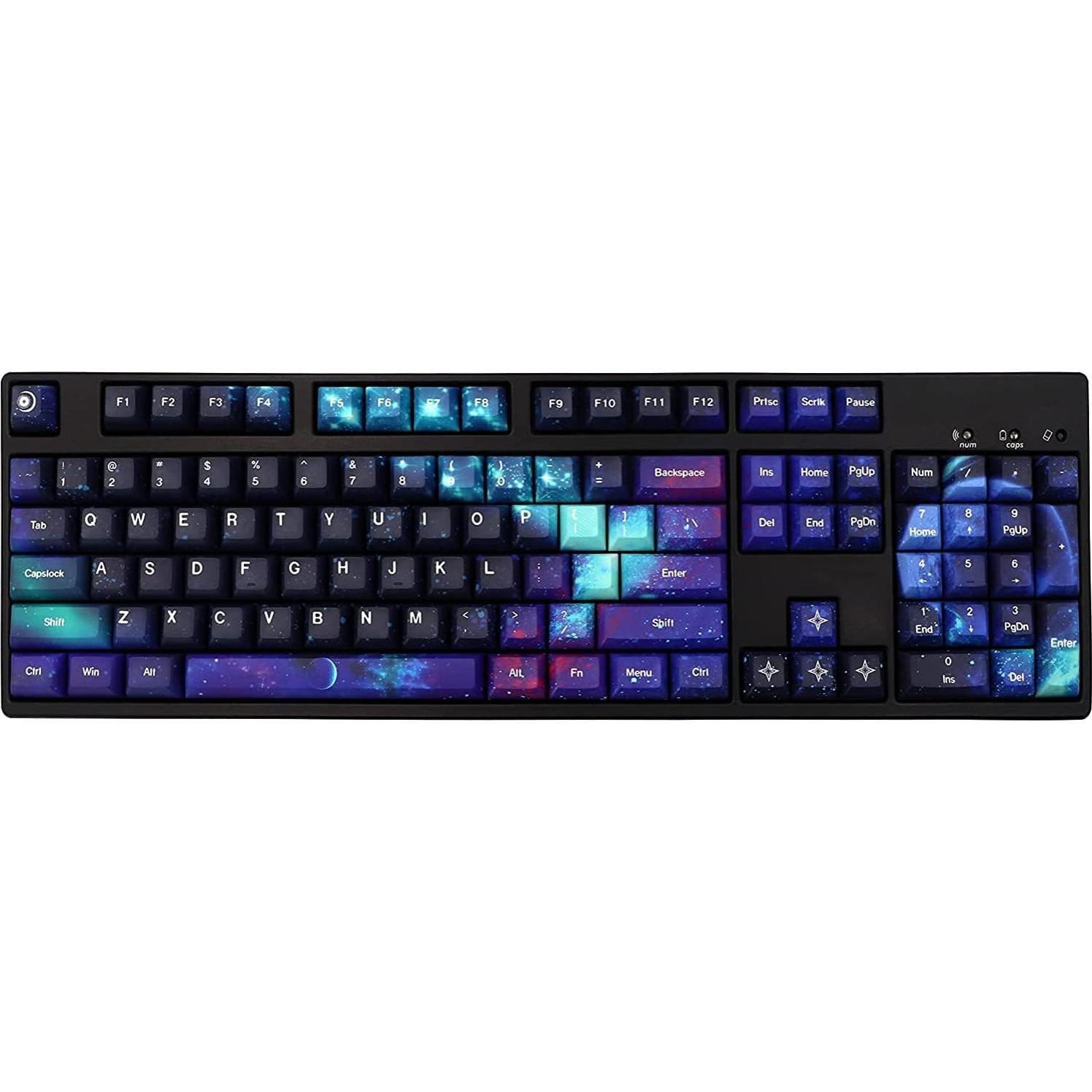 Set de Teclas Mecánicas MOLGRIA Cielo Estrellado PBT 139 Teclas