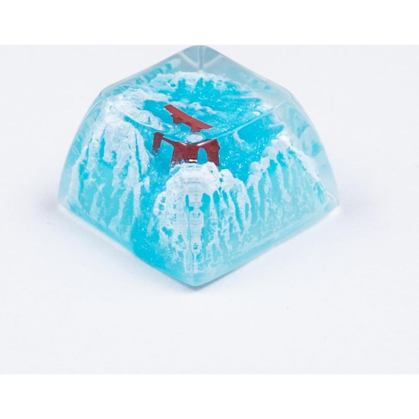 Tecla Personalizada Artisan Torii de Nieve para Teclado Mecánico