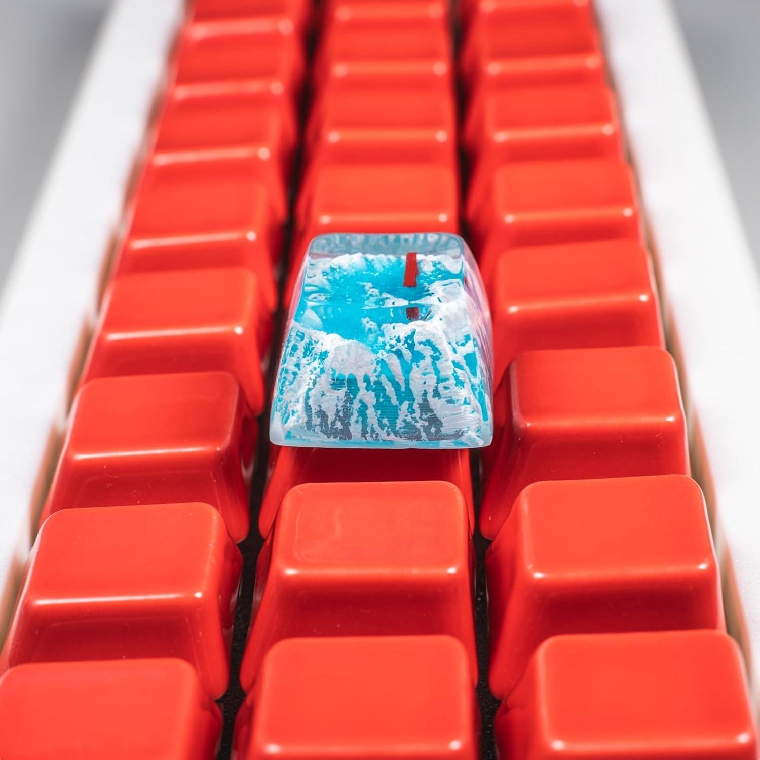Tecla Personalizada Artisan Torii de Nieve para Teclado Mecánico
