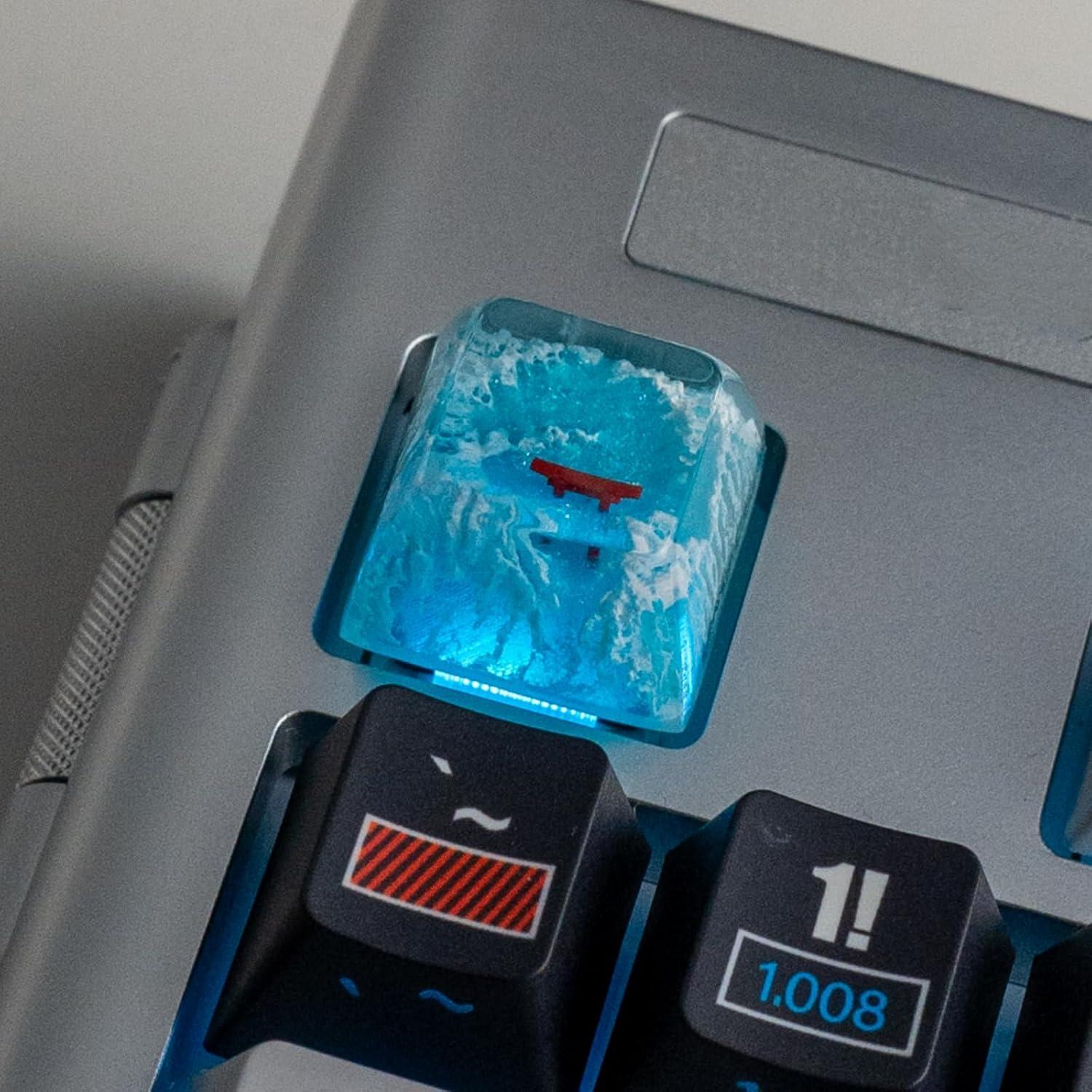 Tecla Personalizada Artisan Torii de Nieve para Teclado Mecánico