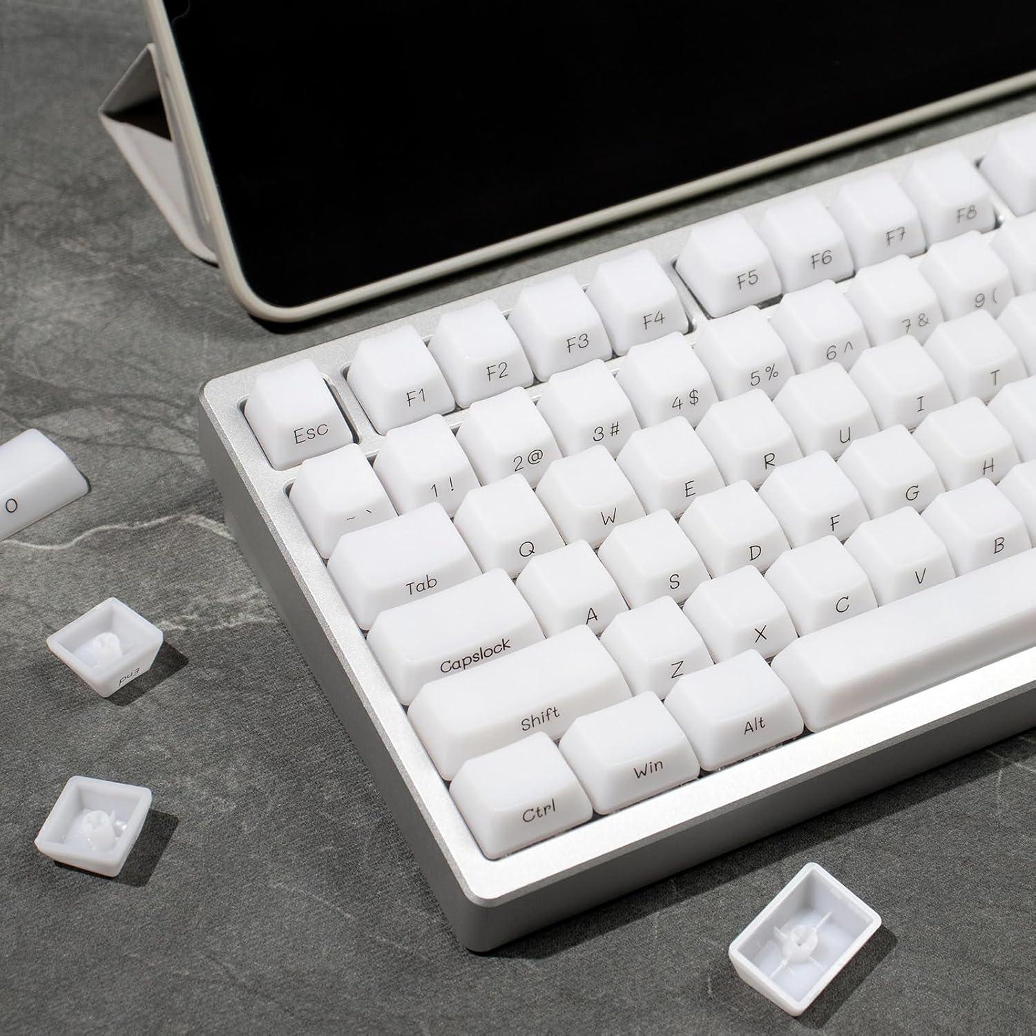 Conjunto de Teclas OEM 130 Teclas Sumgsn Translúcidas para Teclado Mecánico Cherry MX