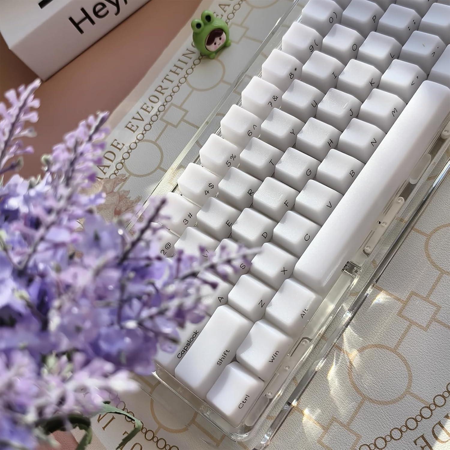 Conjunto de Teclas OEM 130 Teclas Sumgsn Translúcidas para Teclado Mecánico Cherry MX