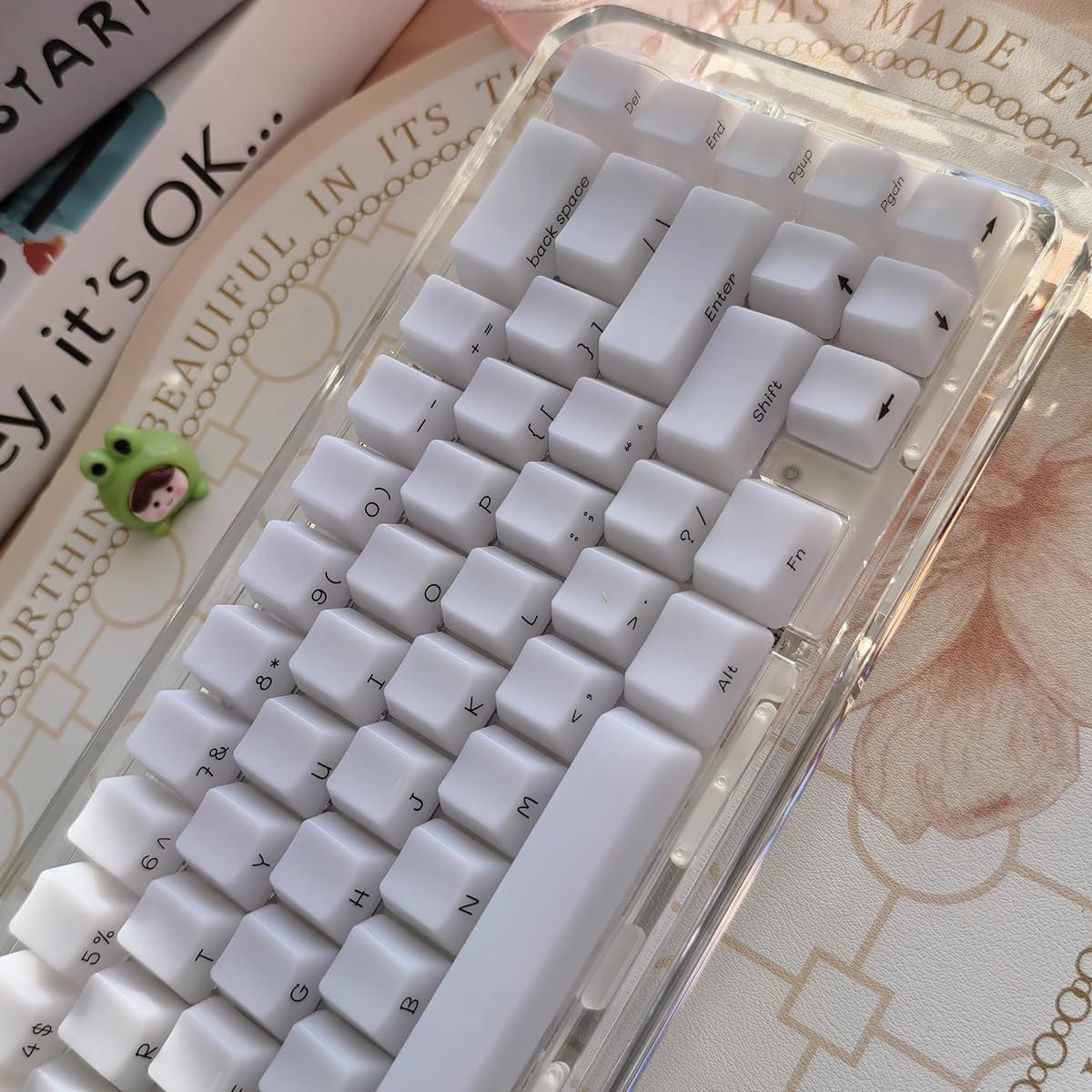 Conjunto de Teclas OEM 130 Teclas Sumgsn Translúcidas para Teclado Mecánico Cherry MX