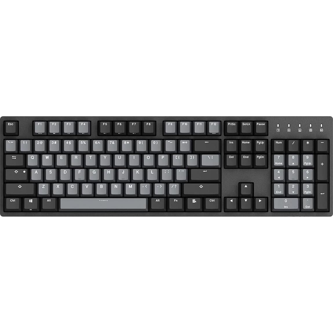 Teclado Mecánico DURGOD K310 con Cherry MX Silent Red - 104 Teclas - USB Tipo C
