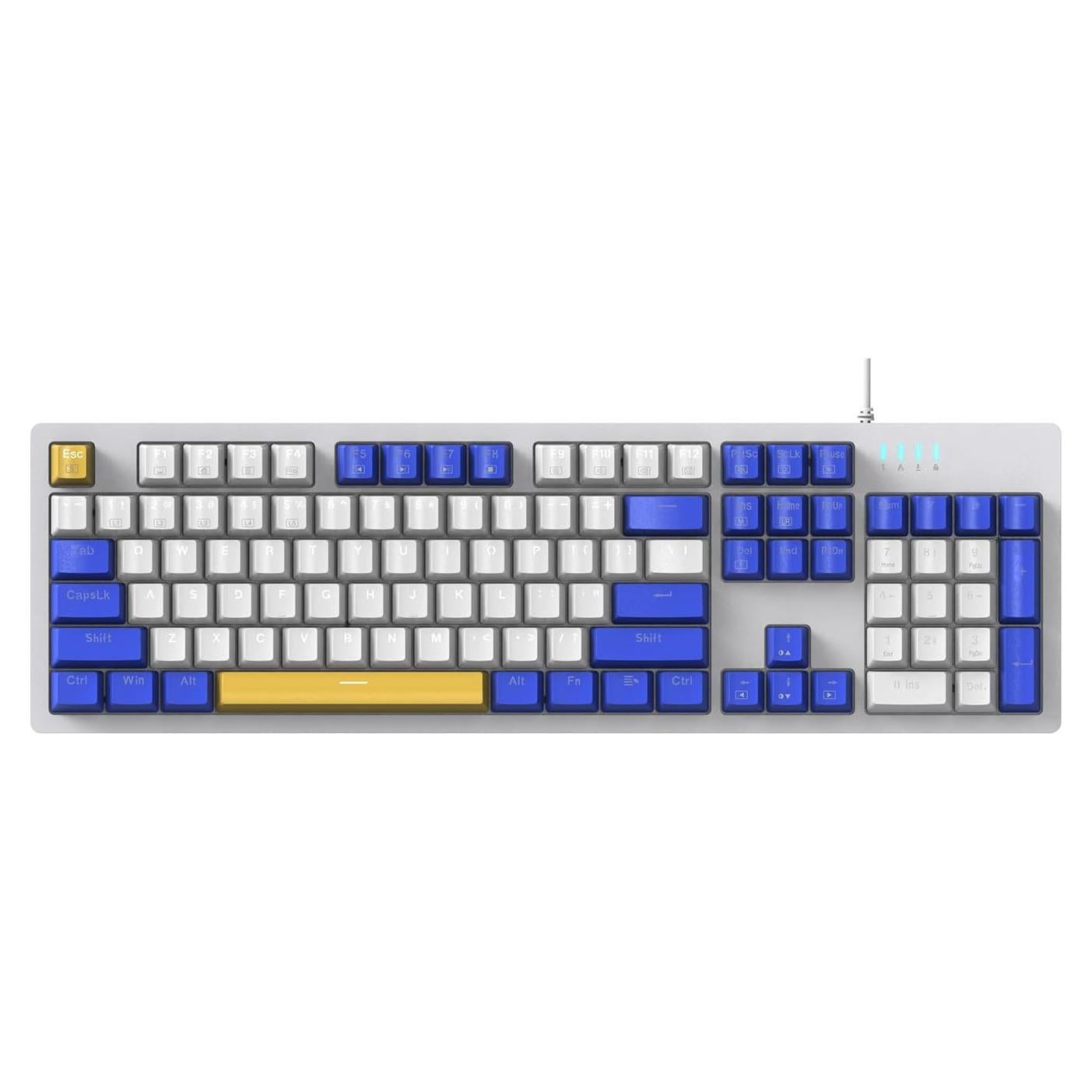Teclado Mecánico Thunderobot K104 RGB 104 Teclas PBT Azul
