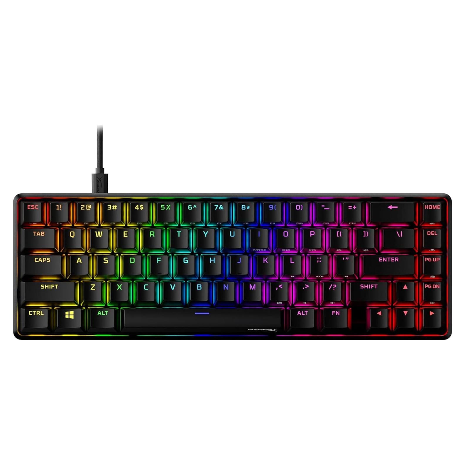 Teclado mecánico HyperX Alloy Origins 65 RGB - Interruptores Rojos