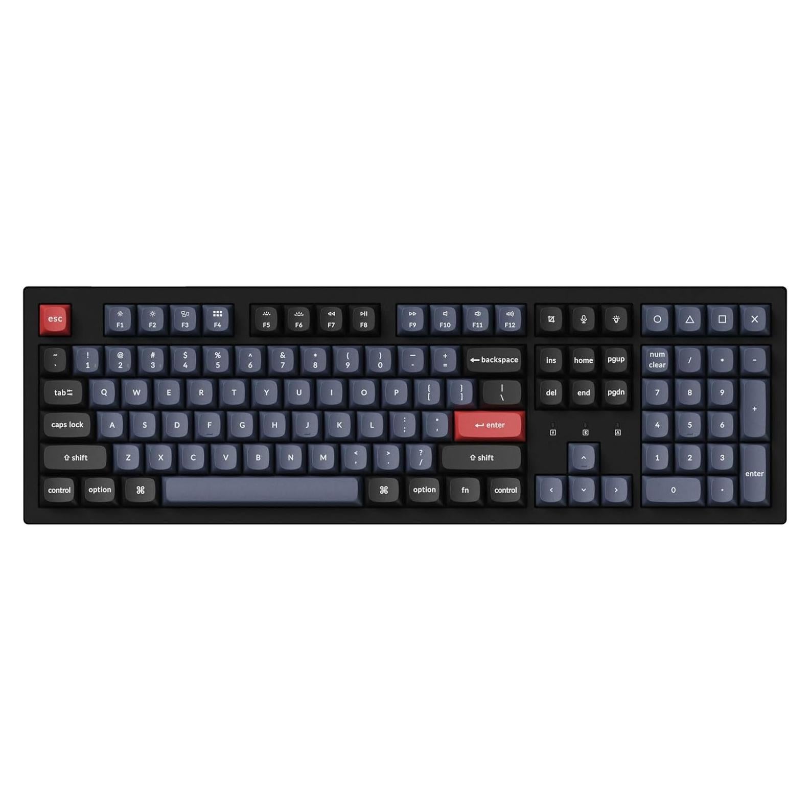 Teclado Mecánico Inalámbrico Keychron K10 Pro 108 Teclas Retroiluminado