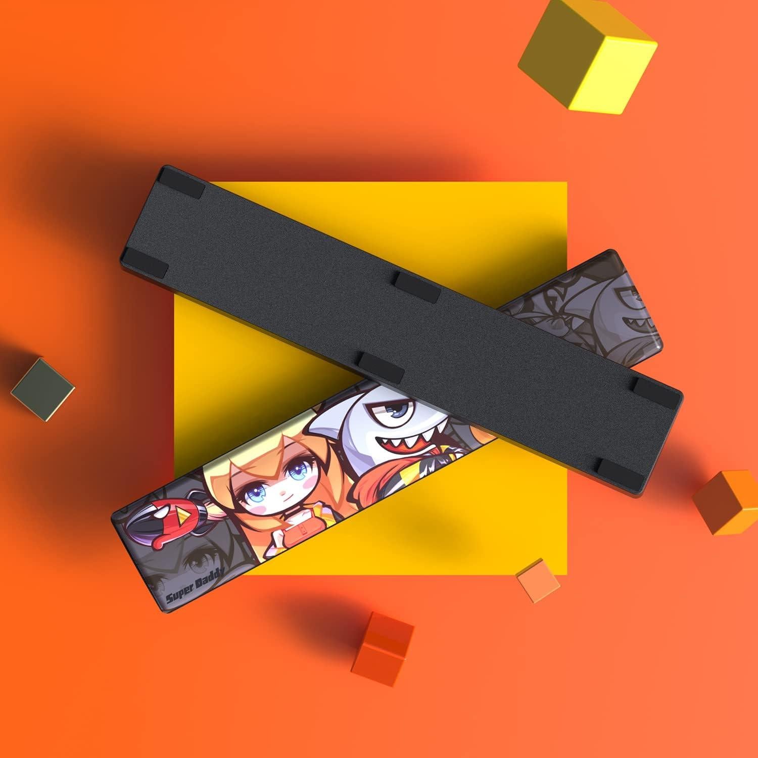 Reposap muñecas ergonómico AJAZZ 42.9x7.1cm negro