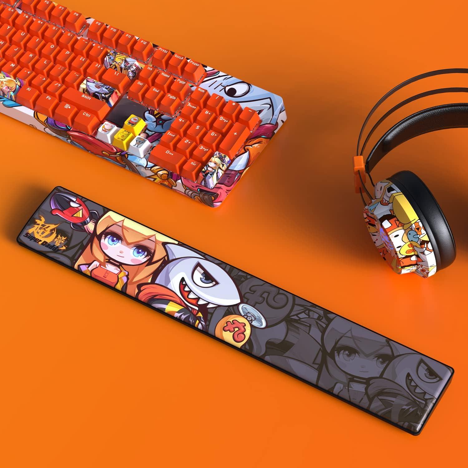 Reposap muñecas ergonómico AJAZZ 42.9x7.1cm negro