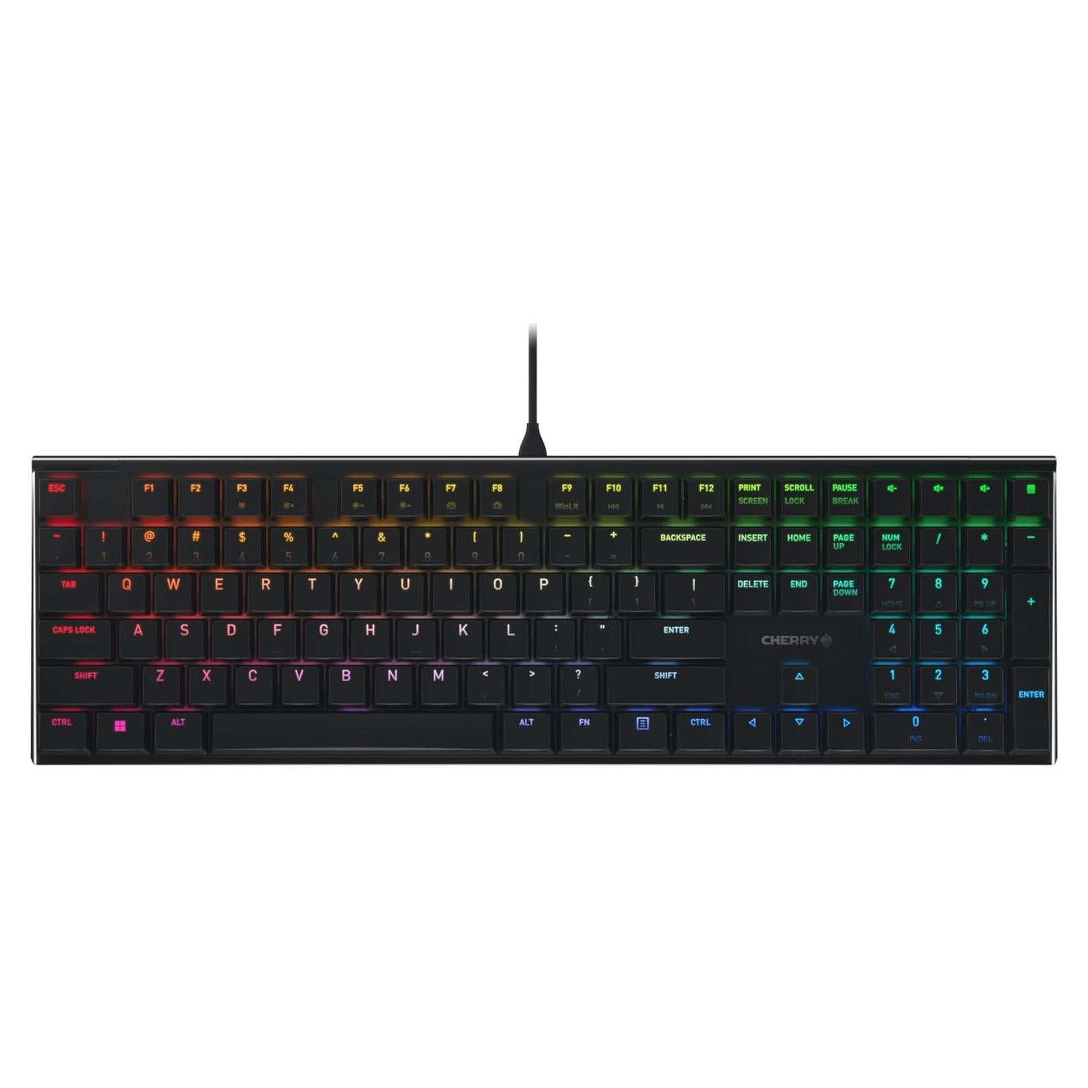 Teclado Mecánico Cherry MX 10.0N RGB Ultra Delgado