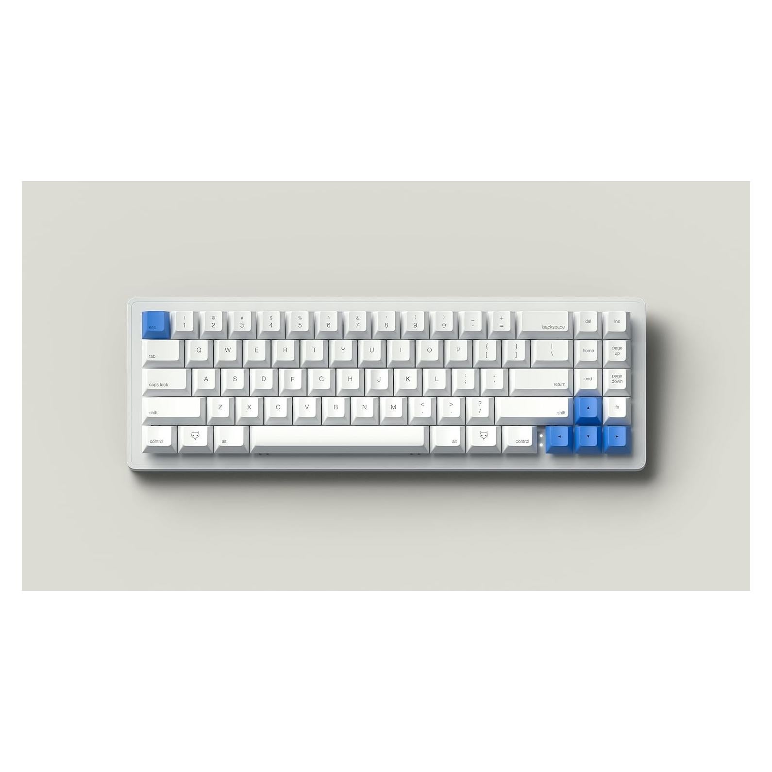 Teclado Mecánico Apos WhiteFox Eclipse Inalámbrico Bluetooth