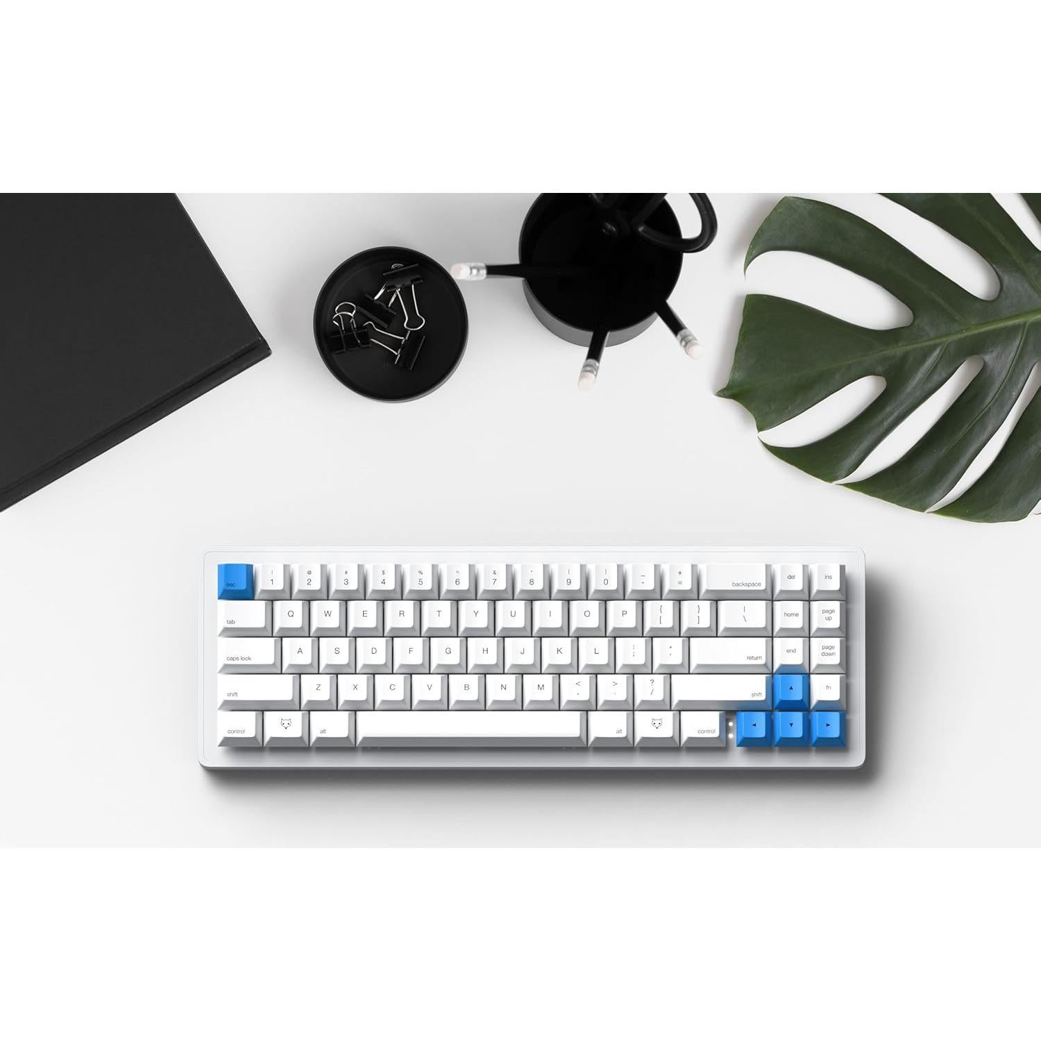 Teclado Mecánico Apos WhiteFox Eclipse Inalámbrico Bluetooth