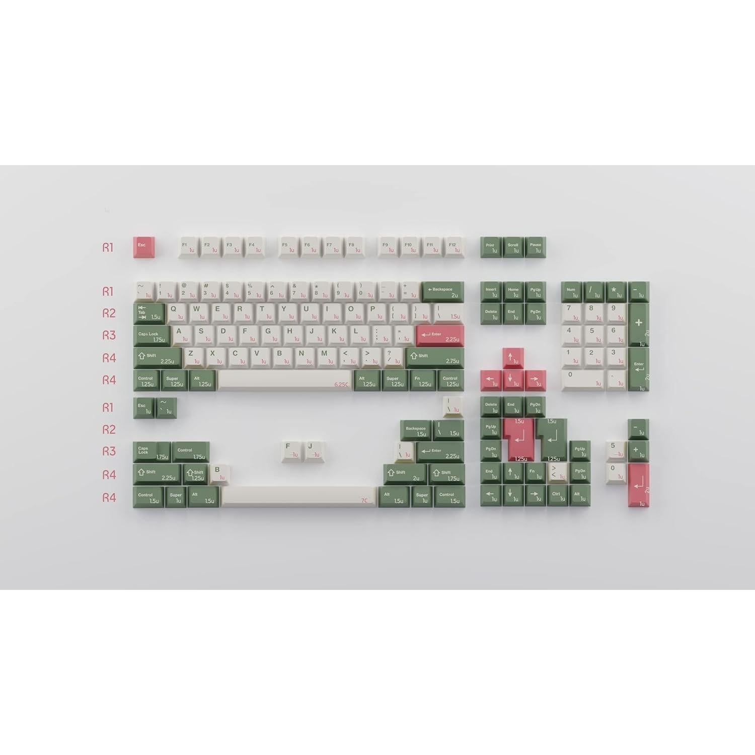 Juego de Teclas GMK Hanami Dango TKL ABS Cherry 408g