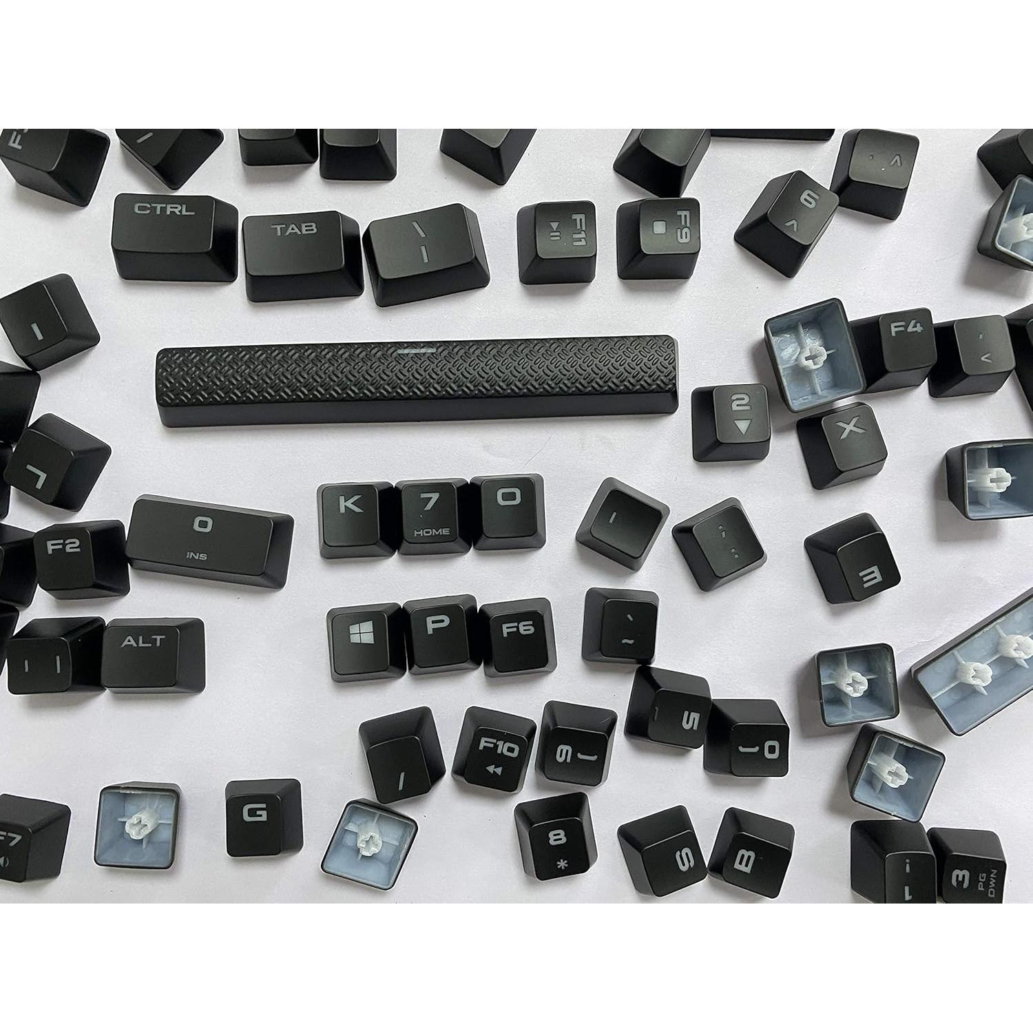 Juego de Teclas ABS Negro 104 Teclas Corsair K70 K65