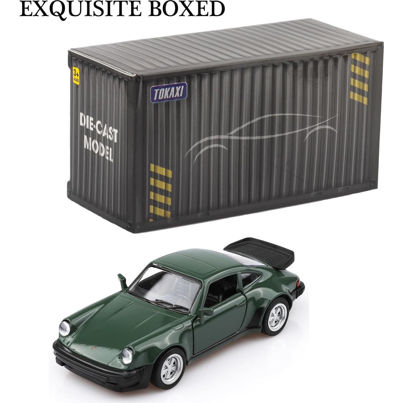 Coche de metal a escala 1/36 Porsche 911 Turbo 1978 TOKAXI